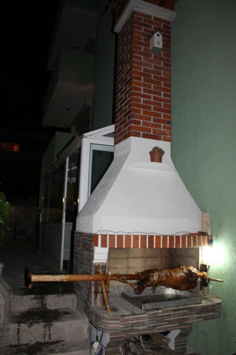 outdoor BBQ area