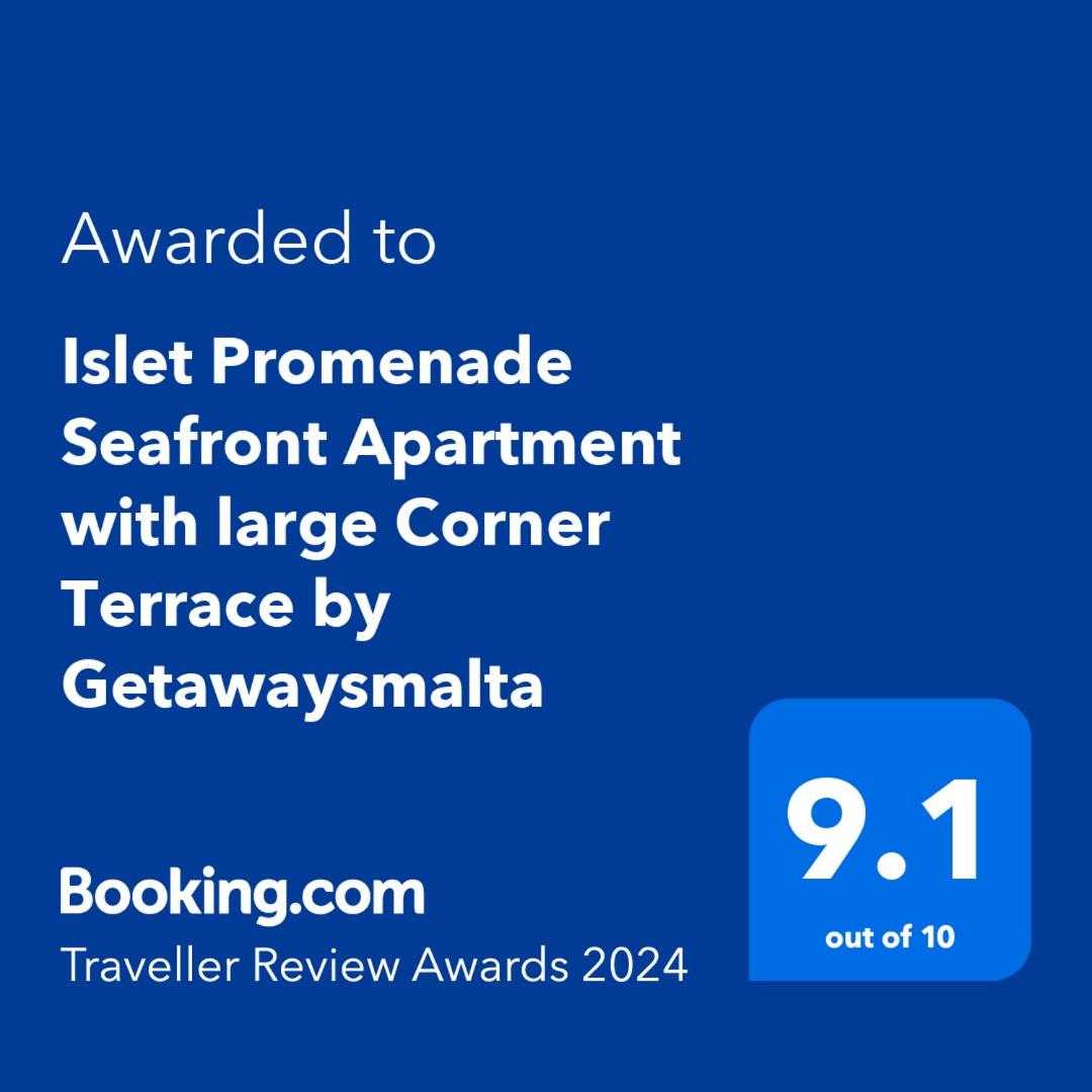 Islet Promenade Seafront Aparthotel - with Corner Terrace by Getawaysmalta, photo 3