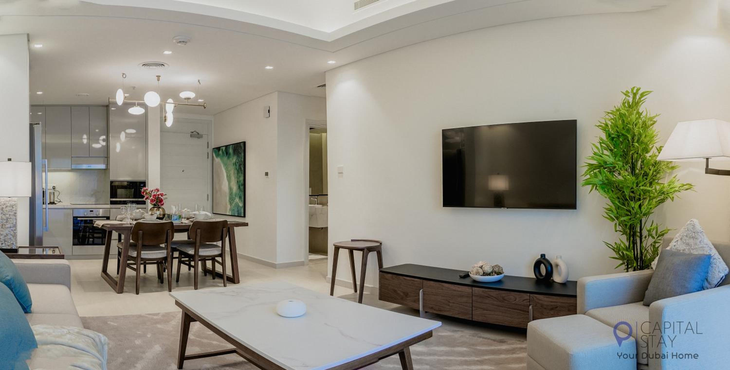 Capital Stay- Private Two Bed Apartment - The Address Beach Resort Residences Fujairah