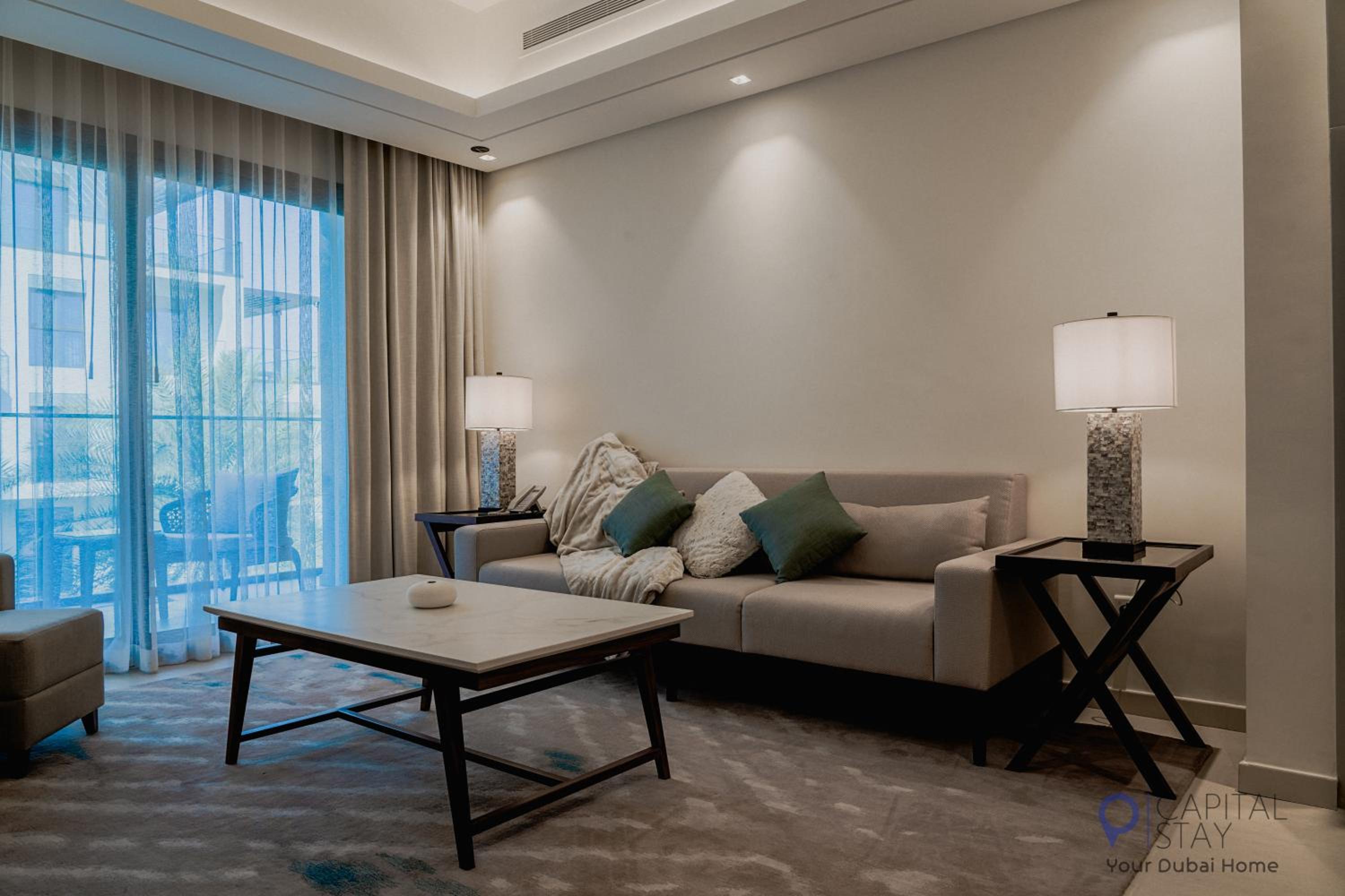 Capital Stay- Private Two Bed Apartment - The Address Beach Resort Residences Fujairah