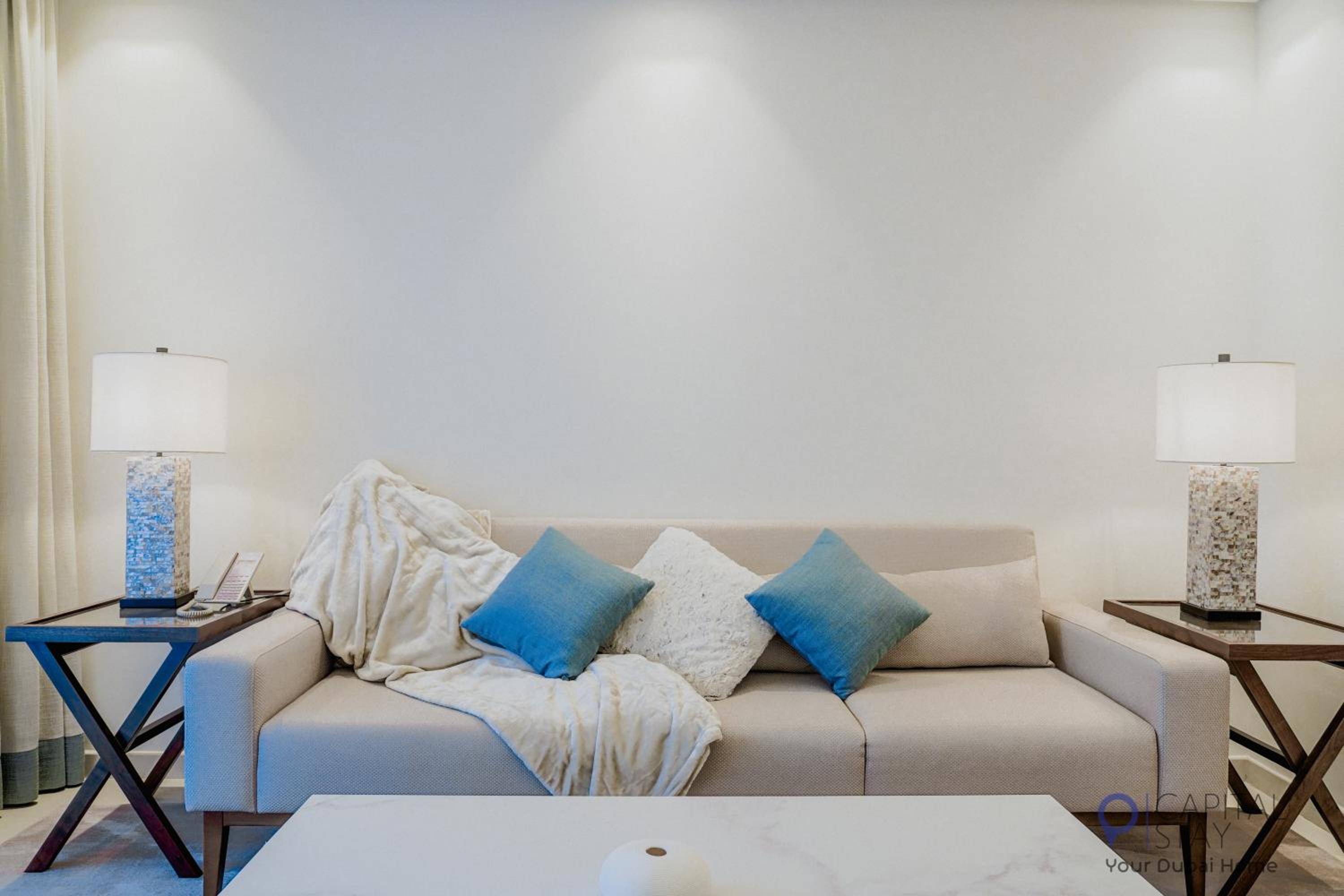Capital Stay- Private Two Bed Apartment - The Address Beach Resort Residences Fujairah