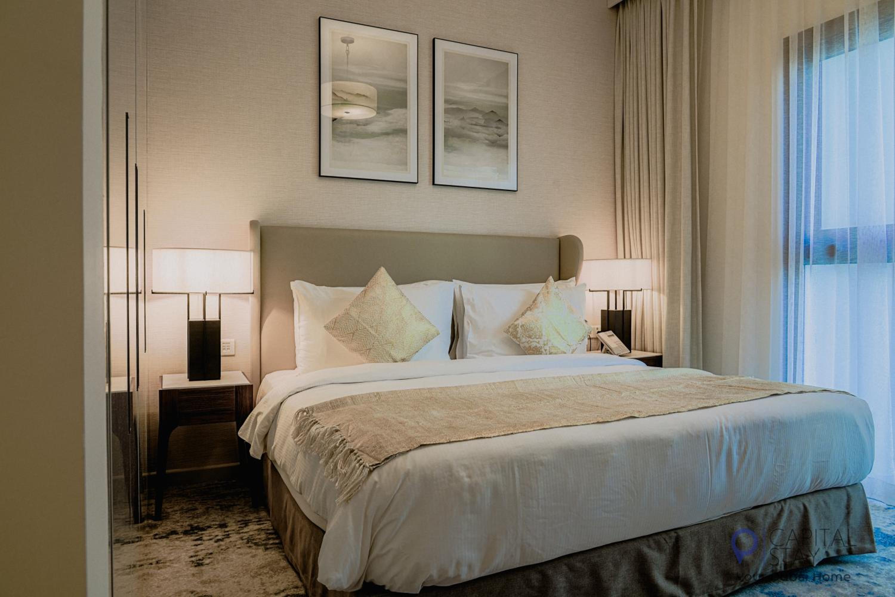 Capital Stay- Private Two Bed Apartment - The Address Beach Resort Residences Fujairah
