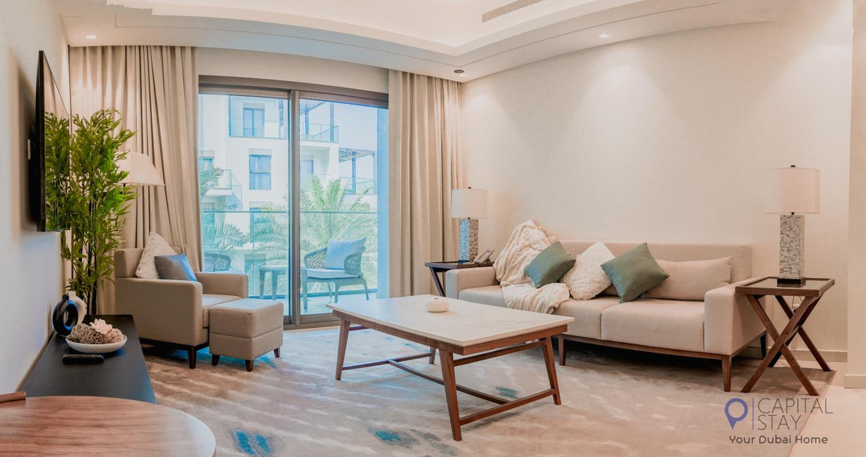 Capital Stay- Private Two Bed Apartment - The Address Beach Resort Residences Fujairah