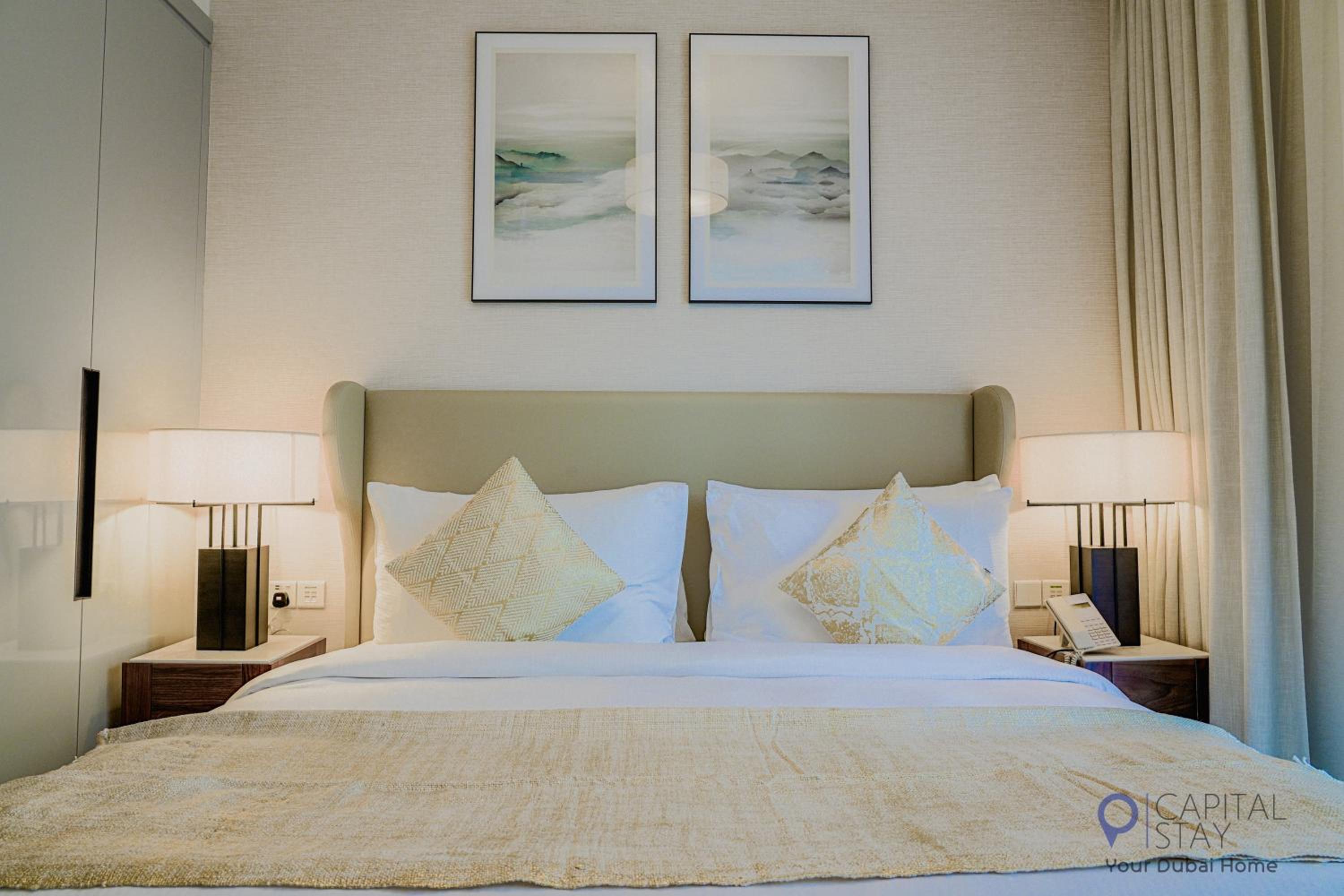 Capital Stay- Private Two Bed Apartment - The Address Beach Resort Residences Fujairah