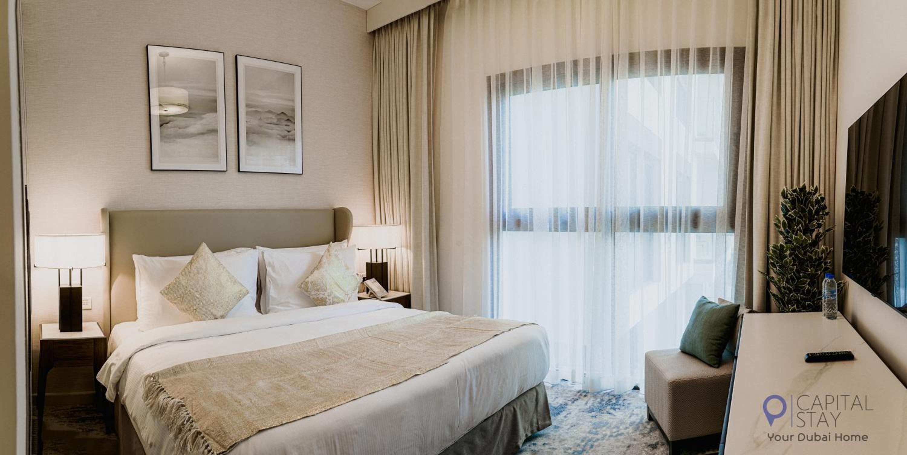 Capital Stay- Private Two Bed Apartment - The Address Beach Resort Residences Fujairah