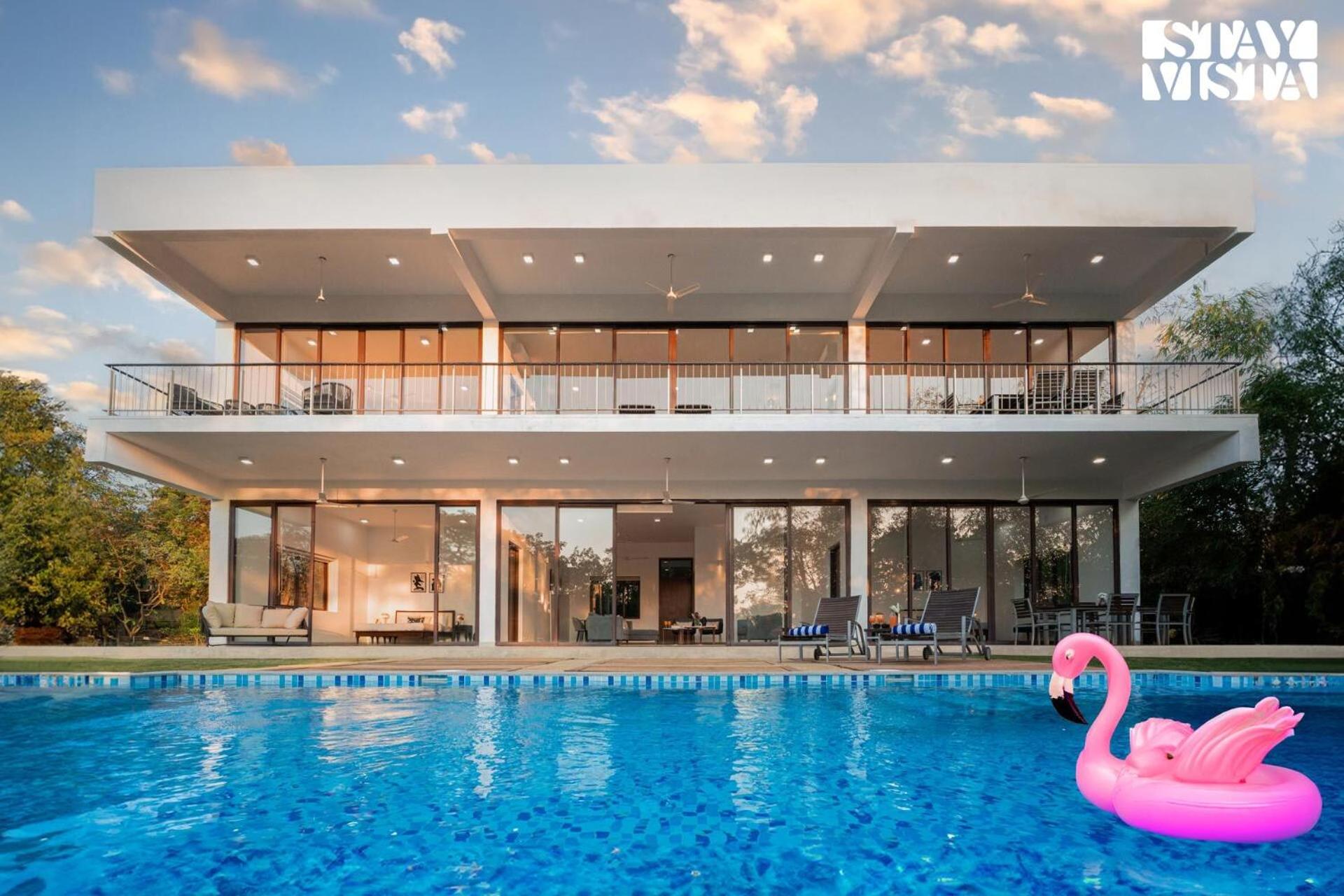 Wildflower Villa by StayVista - Poolside retreat with contemporary interiors & indoor activities view 2