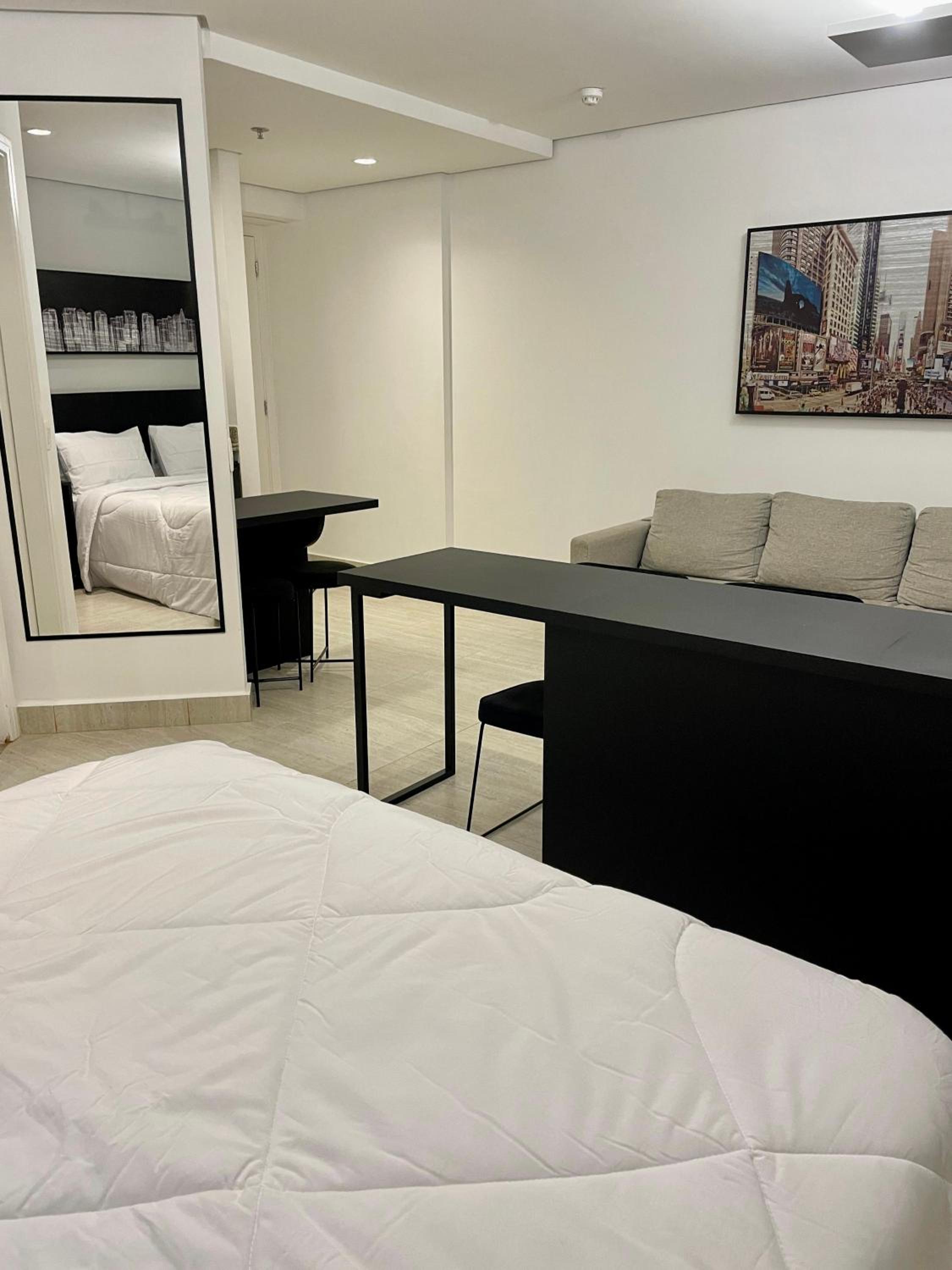 Flat no hotel M. Times Square, Moema c/ vaga