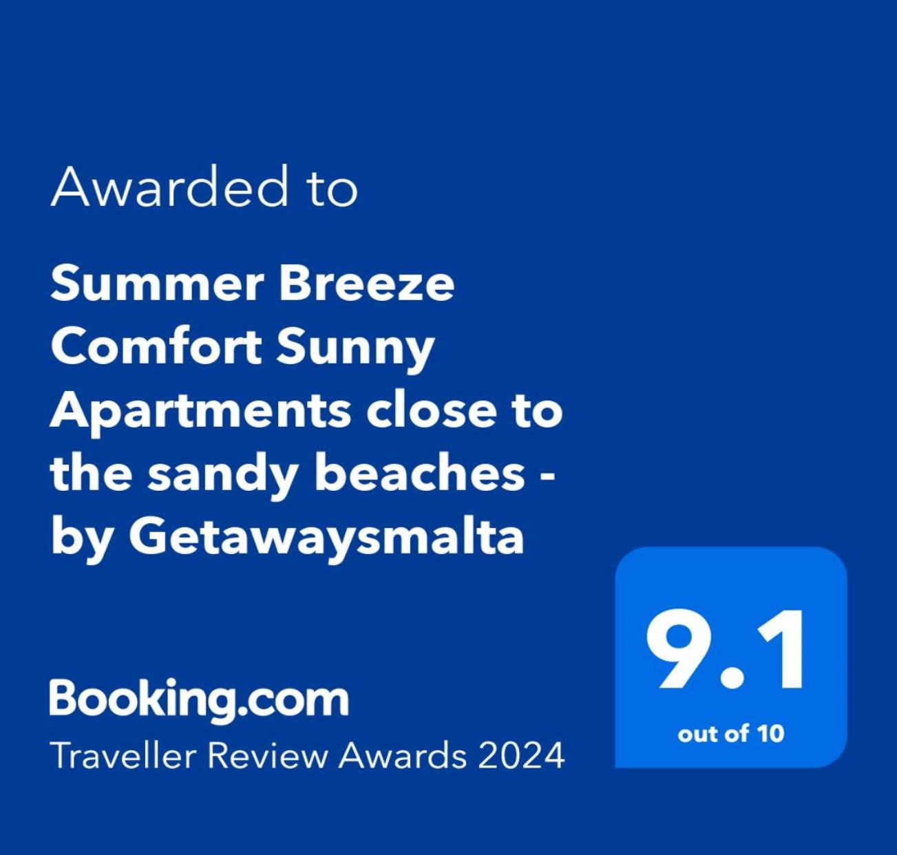 Summer Breeze Comfort Sunny Apartments close to the sandy beaches - by Getawaysmalta view 2