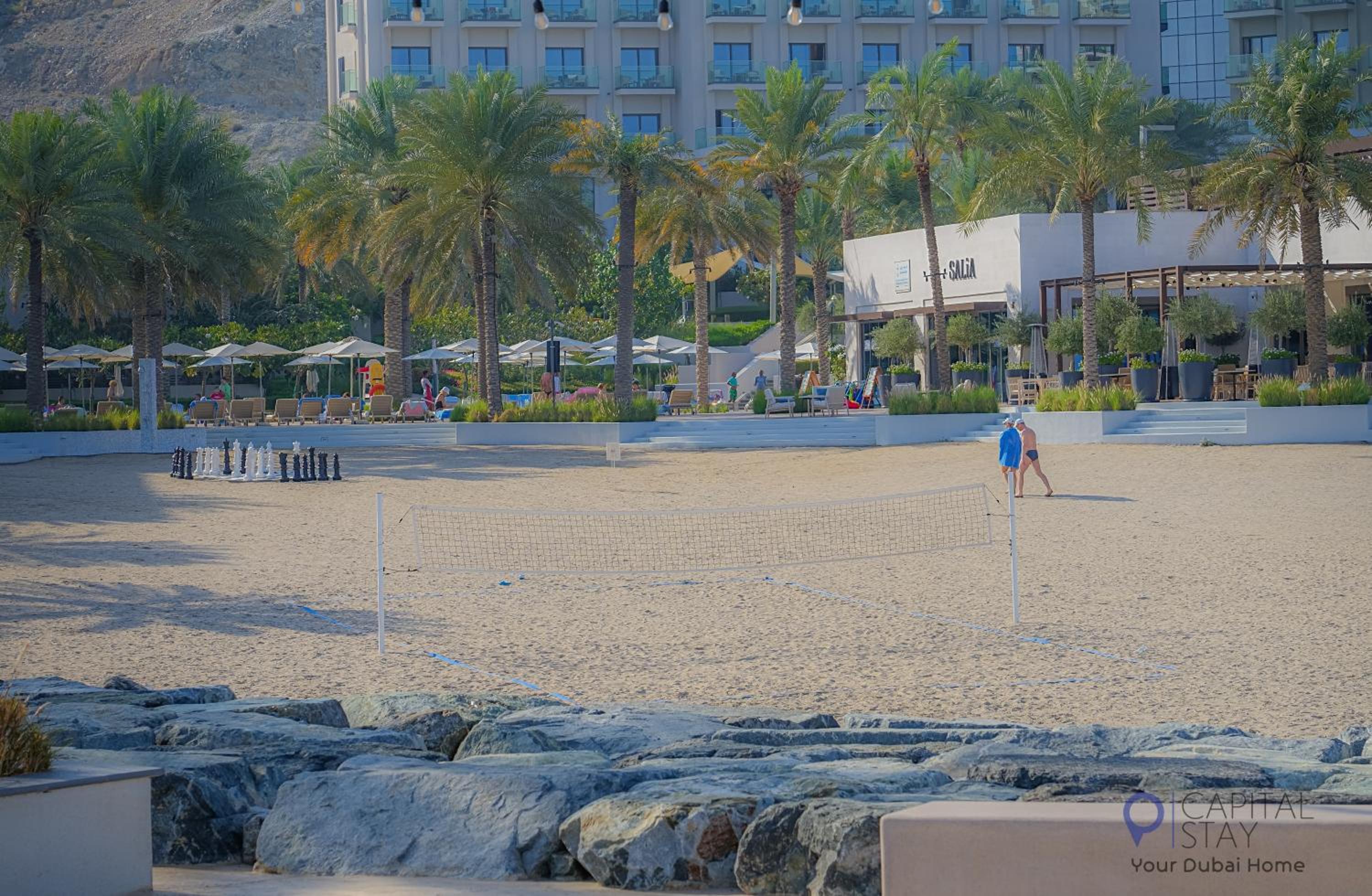 Capital Stay- Private Two Bed Apartment - The Address Beach Resort Residences Fujairah