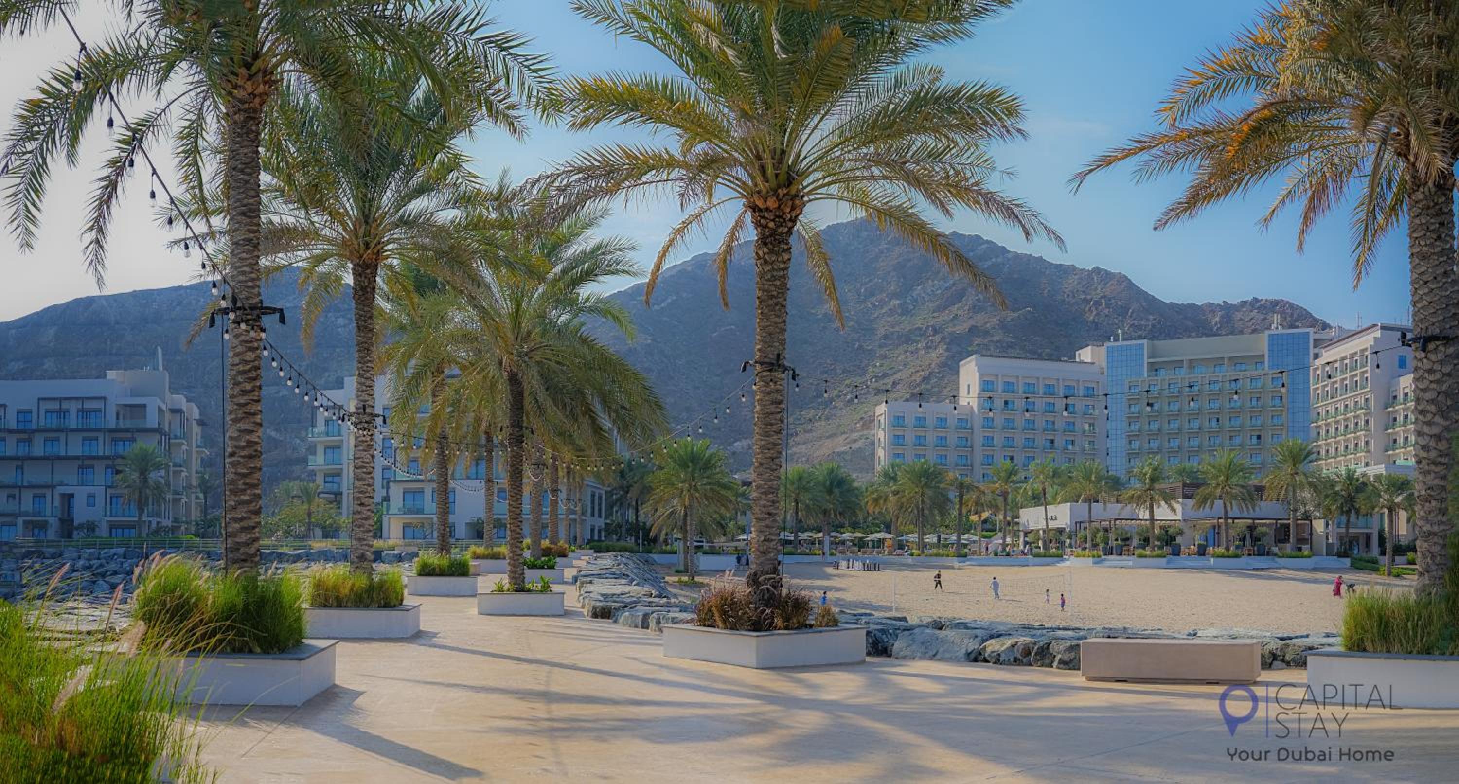 Capital Stay- Private Two Bed Apartment - The Address Beach Resort Residences Fujairah