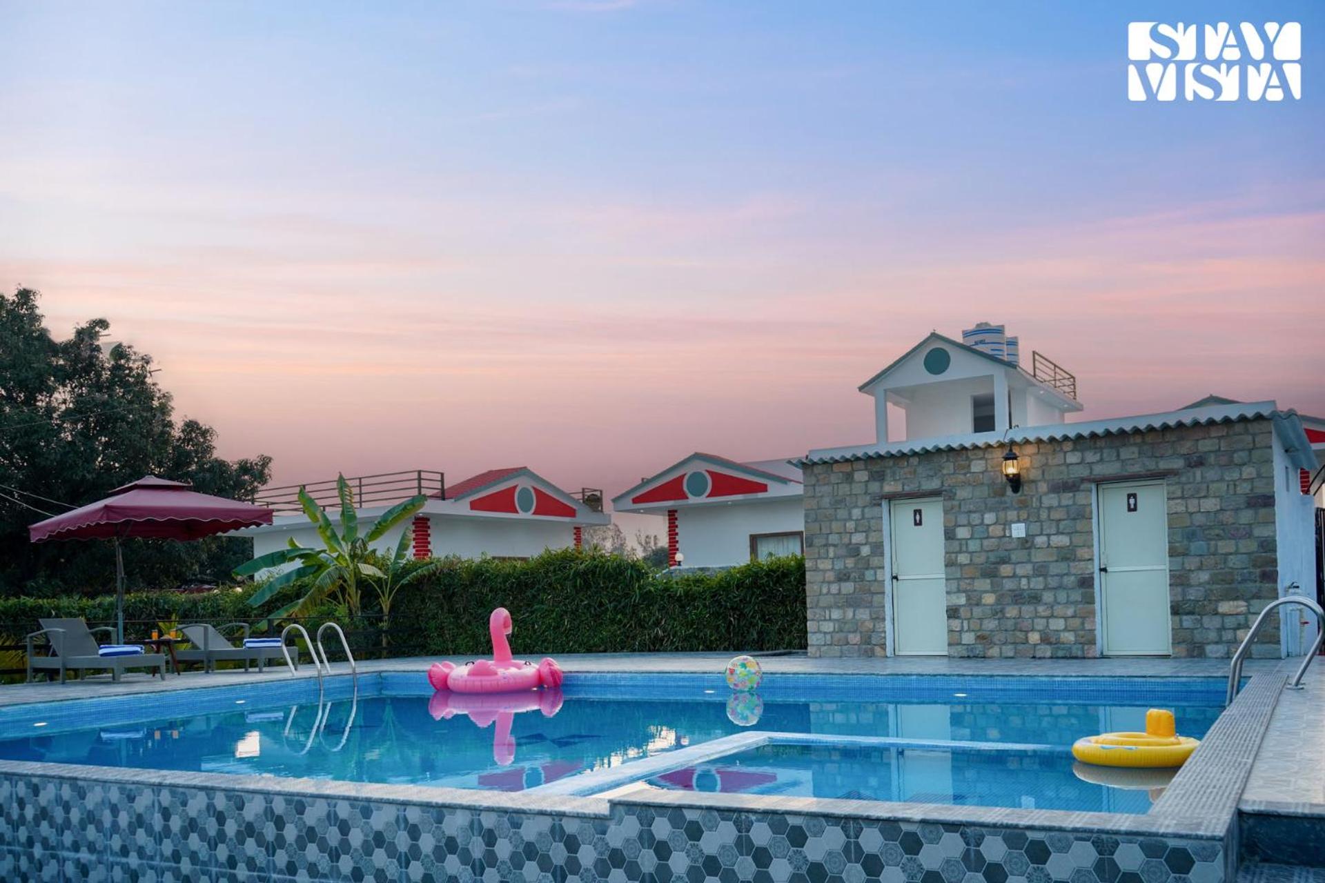 Hriday Bhoomi with Pool at Jim Corbett by StayVista