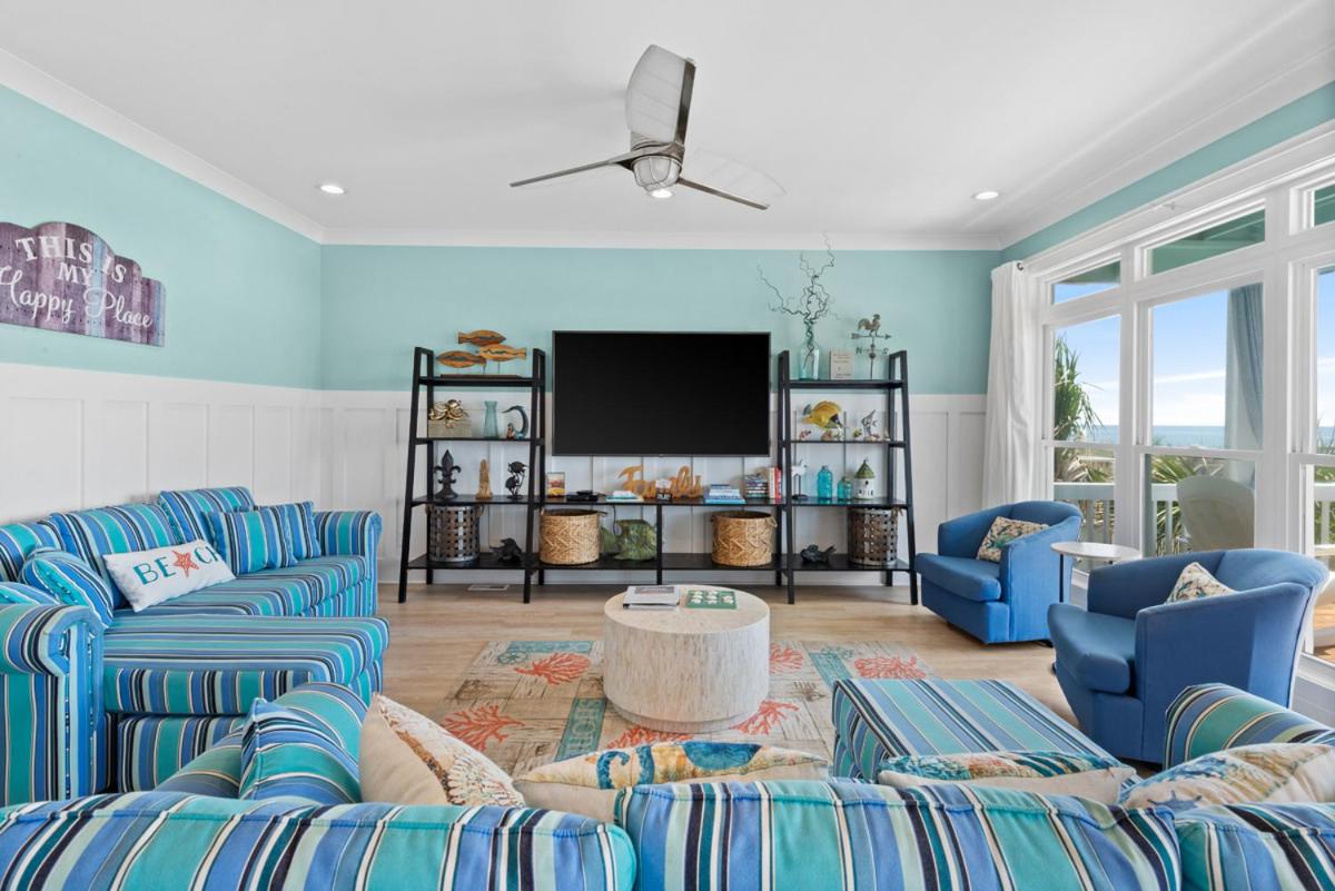 Cherry Grove Oceanfront 6BR • Heated Pool Opt • Elevator • GameRm • Pvt Walkover • Annual Tradition