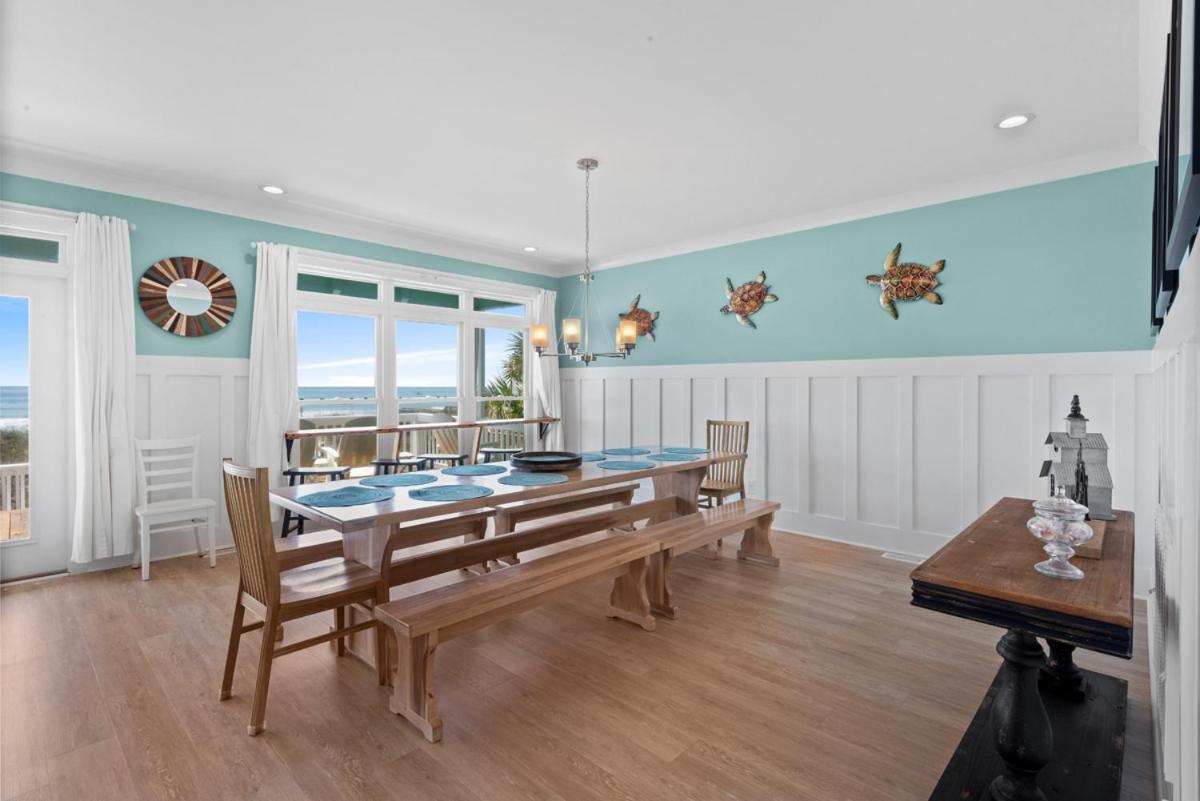 Cherry Grove Oceanfront 6BR • Heated Pool Opt • Elevator • GameRm • Pvt Walkover • Annual Tradition