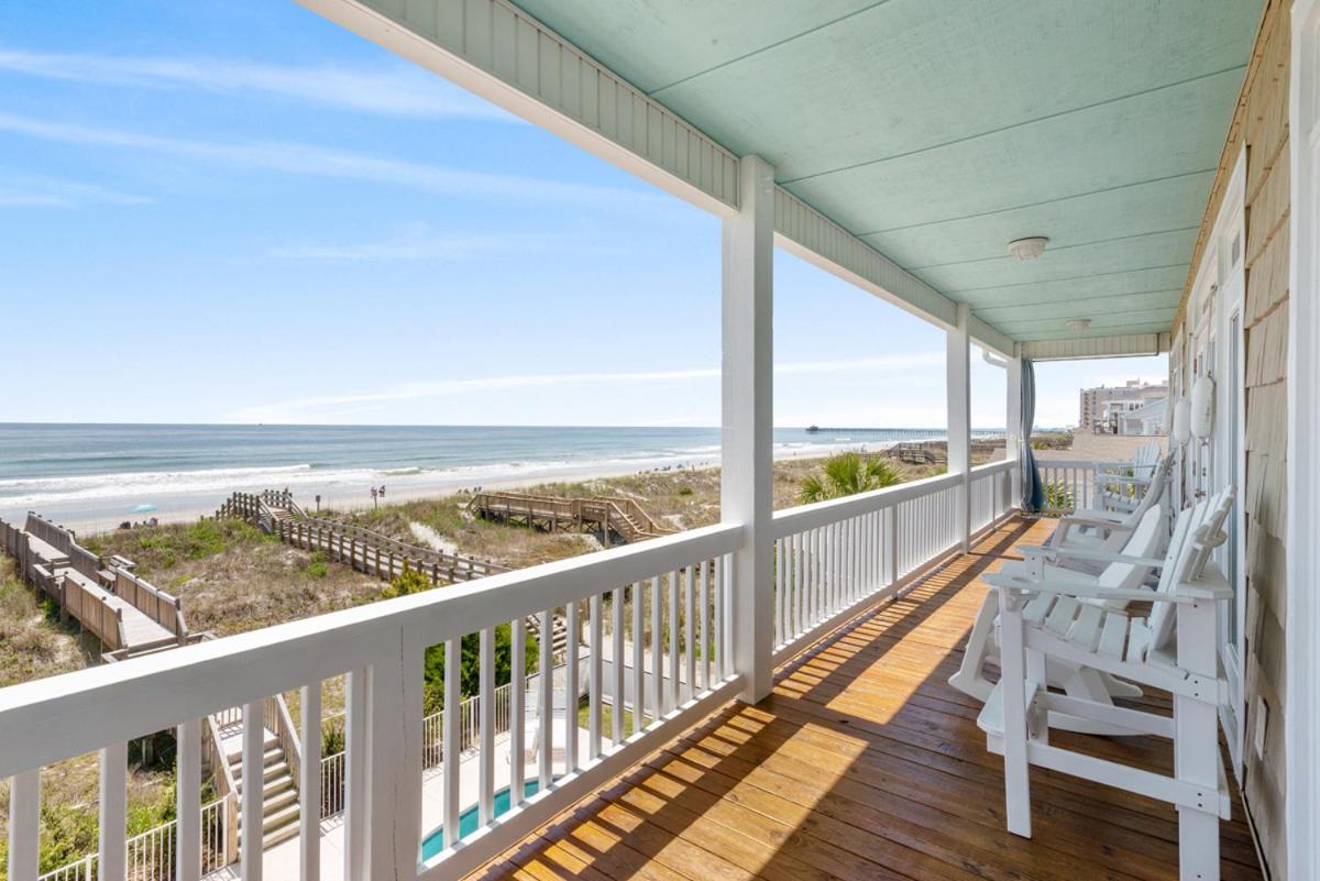 Cherry Grove Oceanfront 6BR • Heated Pool Opt • Elevator • GameRm • Pvt Walkover • Annual Tradition