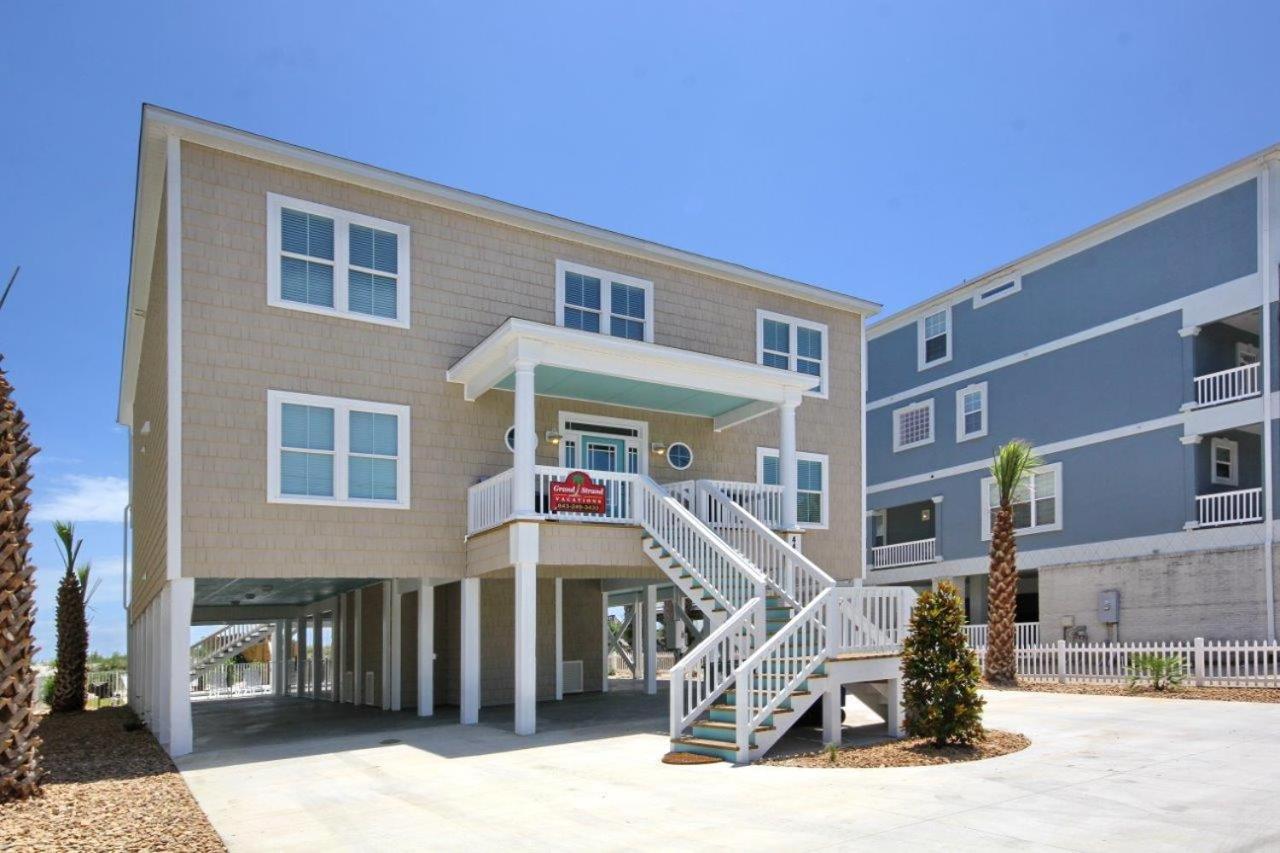 Cherry Grove Oceanfront 6BR • Heated Pool Opt • Elevator • GameRm • Pvt Walkover • Annual Tradition