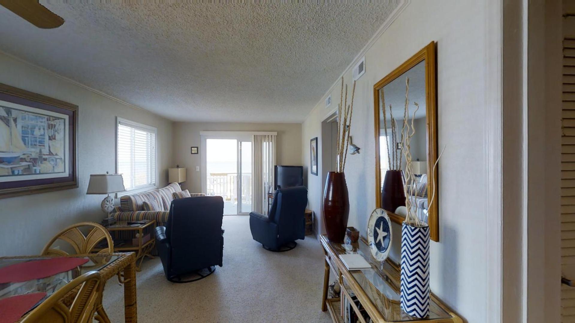 Corner Oceanfront 2BR – Elevated Balcony Views - Cherry Grove - Beachmaster 107 view 4