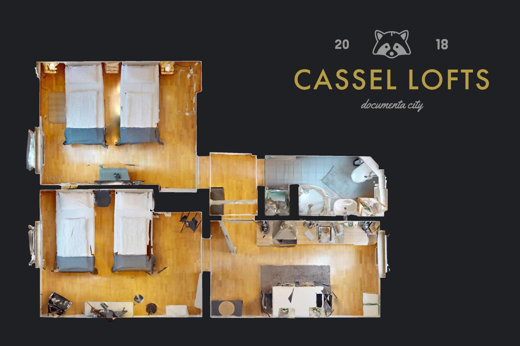 CASSEL LOFTS - Gehobene Monteurwohnung für 4 - nähe Uni, Klinikum, Industriepark Mittelfeld