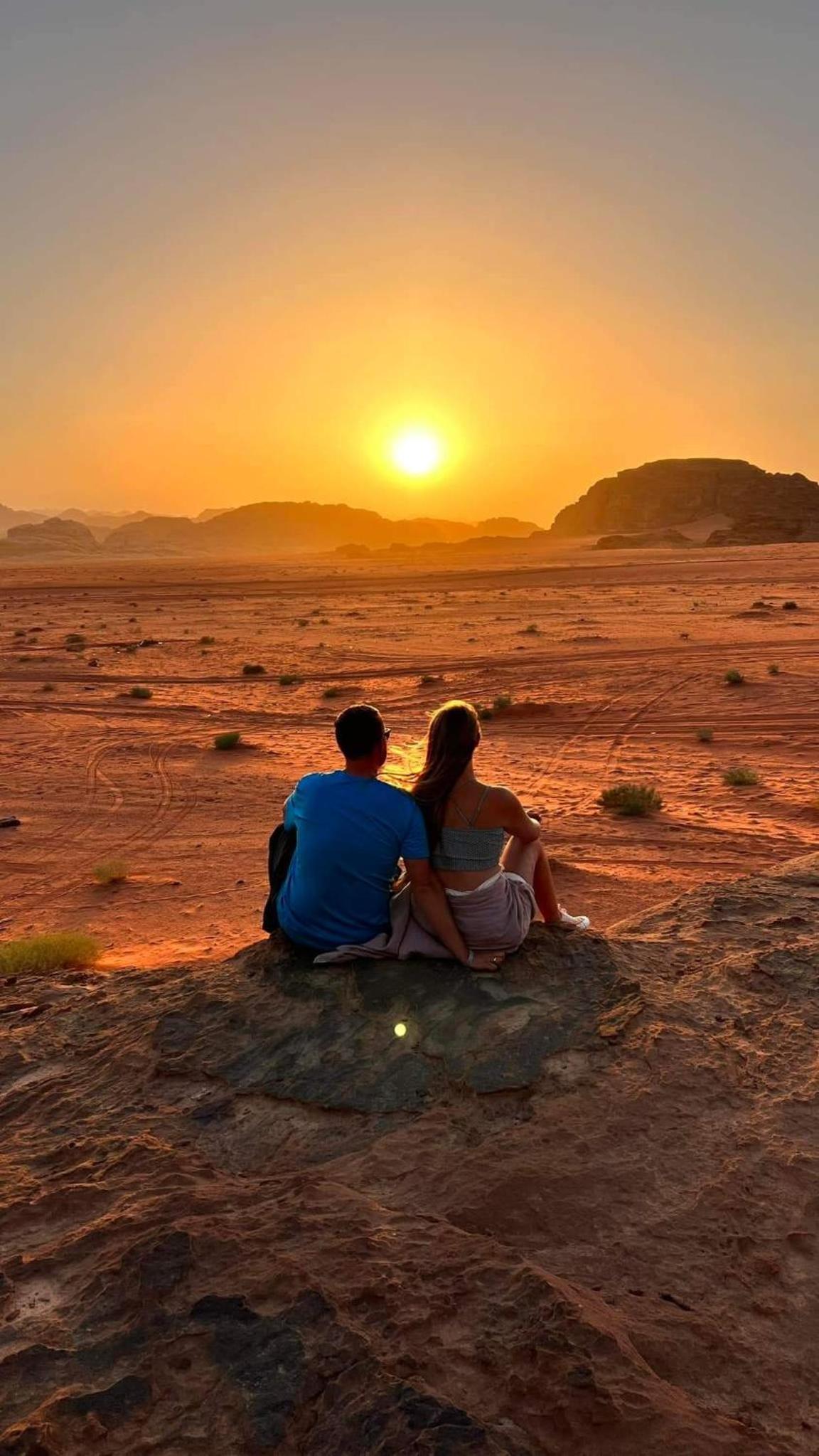 Wadi rum Rozana camp view 2