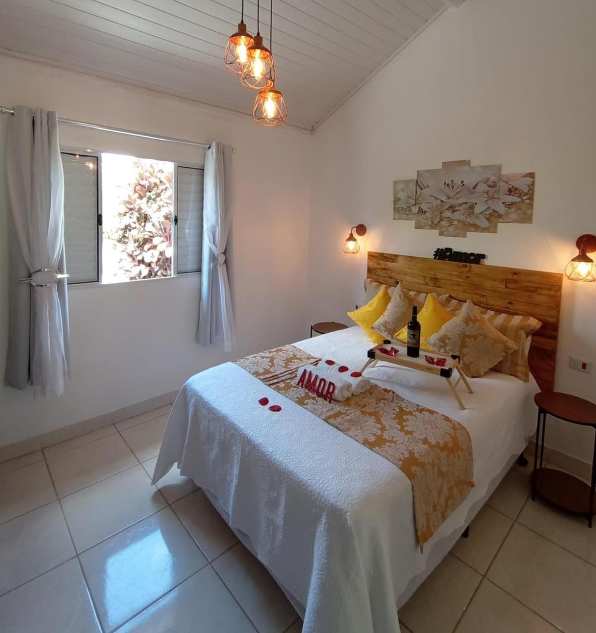 Casa da Vovó na Pousada Sitio Pauletto - com Cozinha, Churrasqueira e Decoração