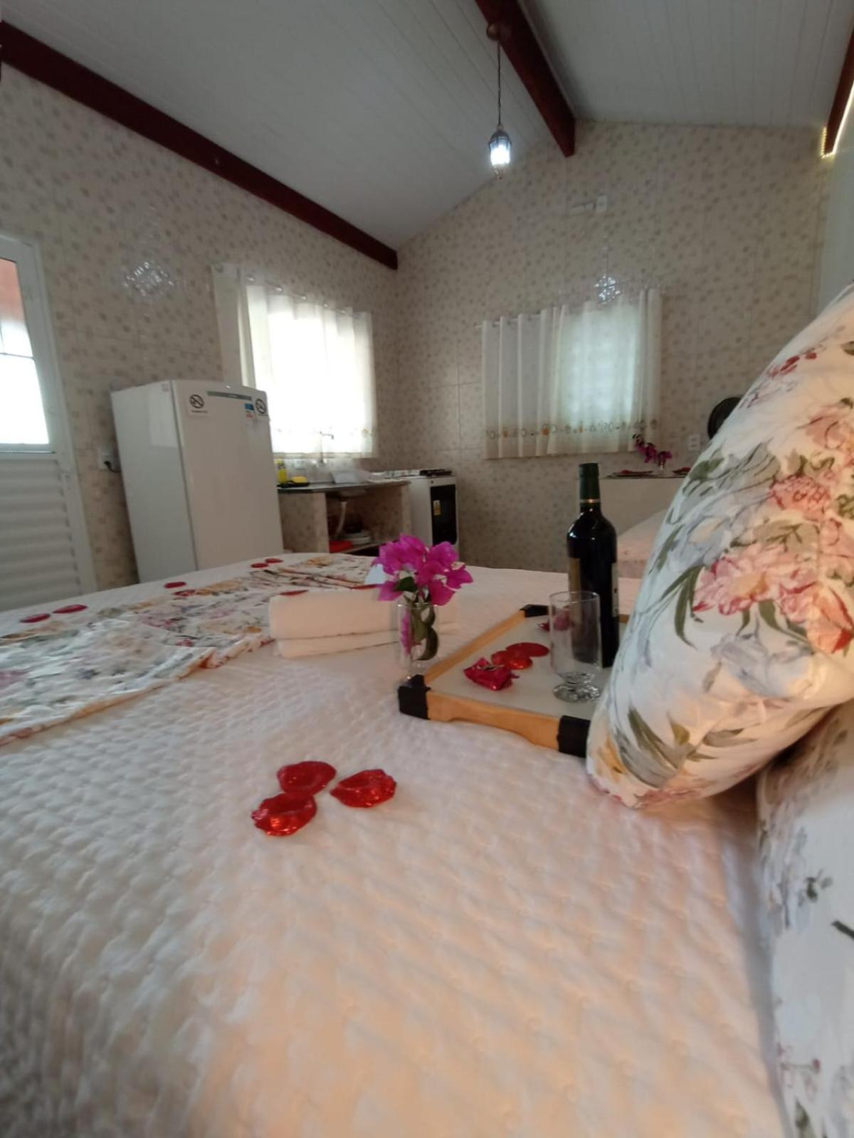 Casa da Vovó na Pousada Sitio Pauletto - com Cozinha, Churrasqueira e Decoração