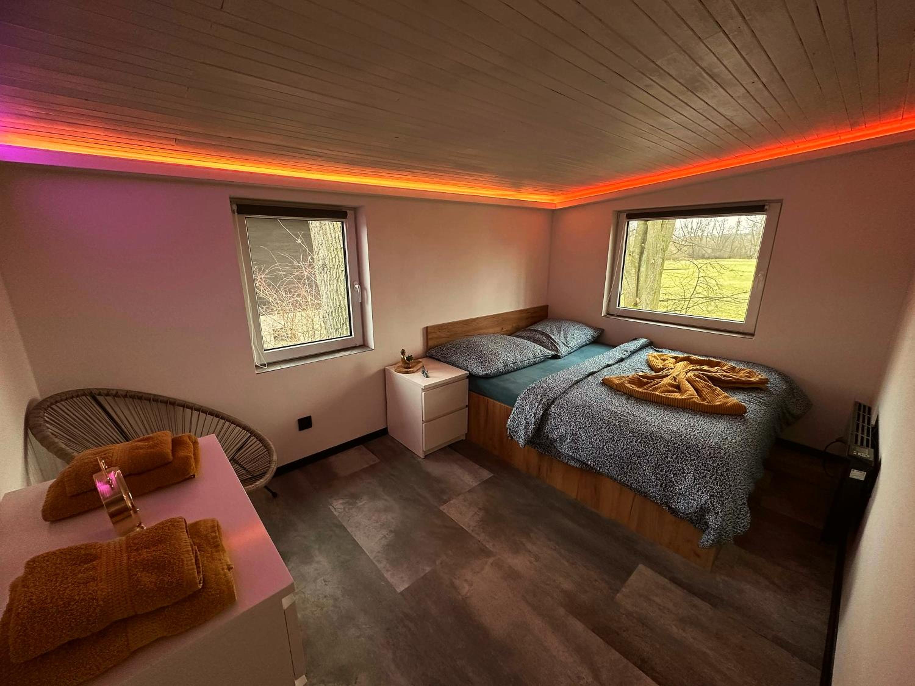 Wellness Chata Hideaway se saunou a vířivkou