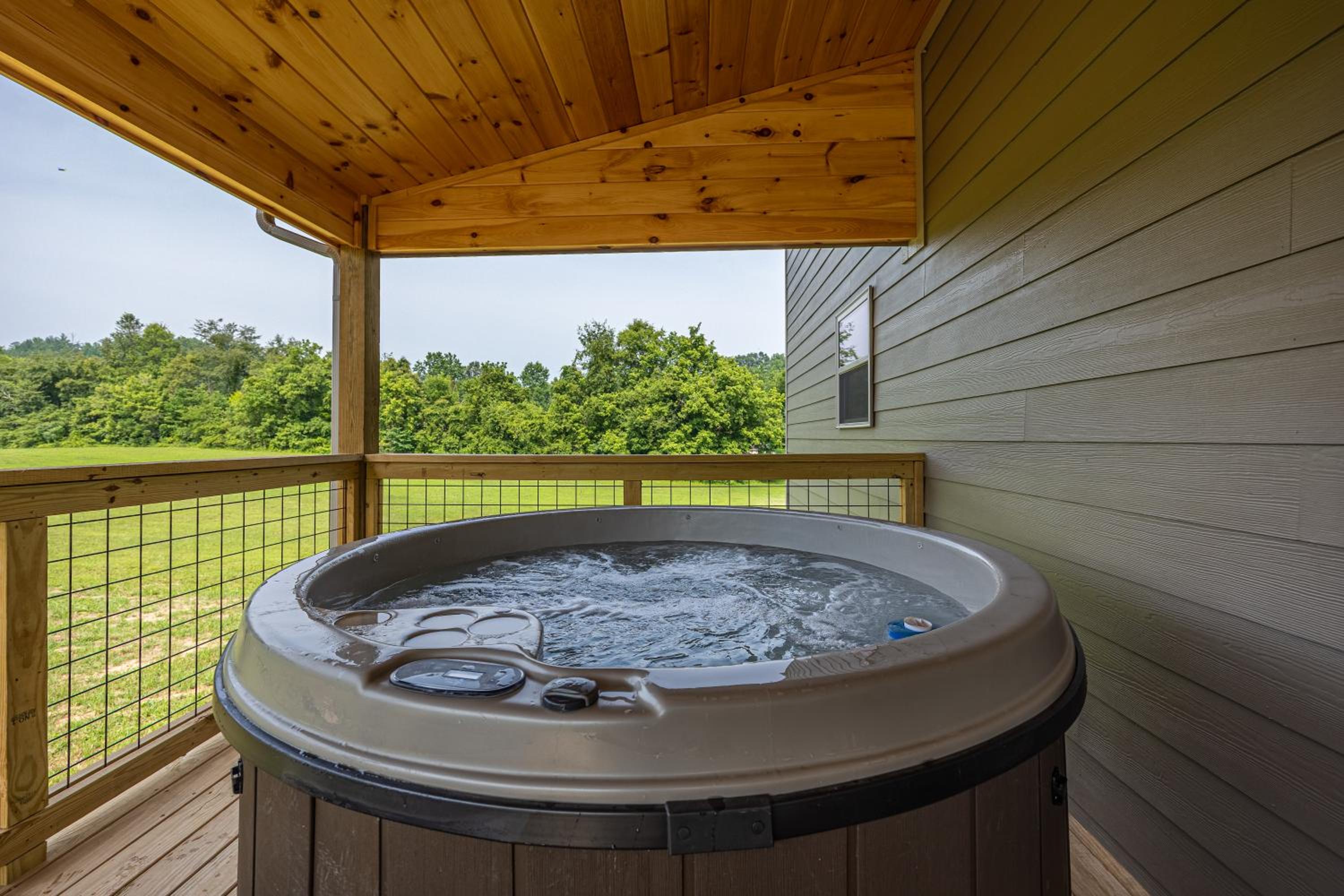 Misty Morning Meadow Breathtaking Smoky Mountain Cabin with Hot Tub, Views, & Free Tickets