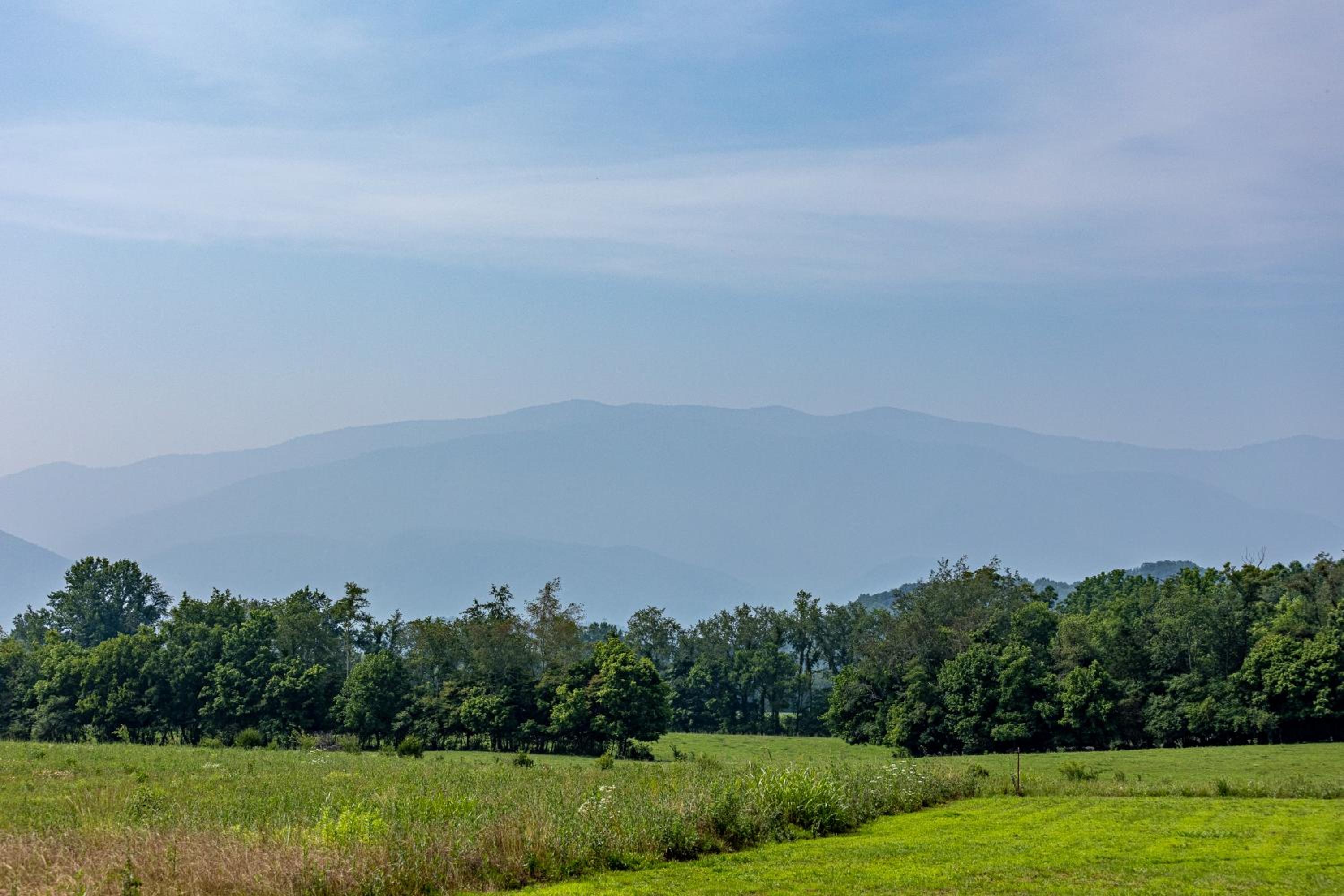 Misty Morning Meadow Breathtaking Smoky Mountain Cabin with Hot Tub, Views, & Free Tickets