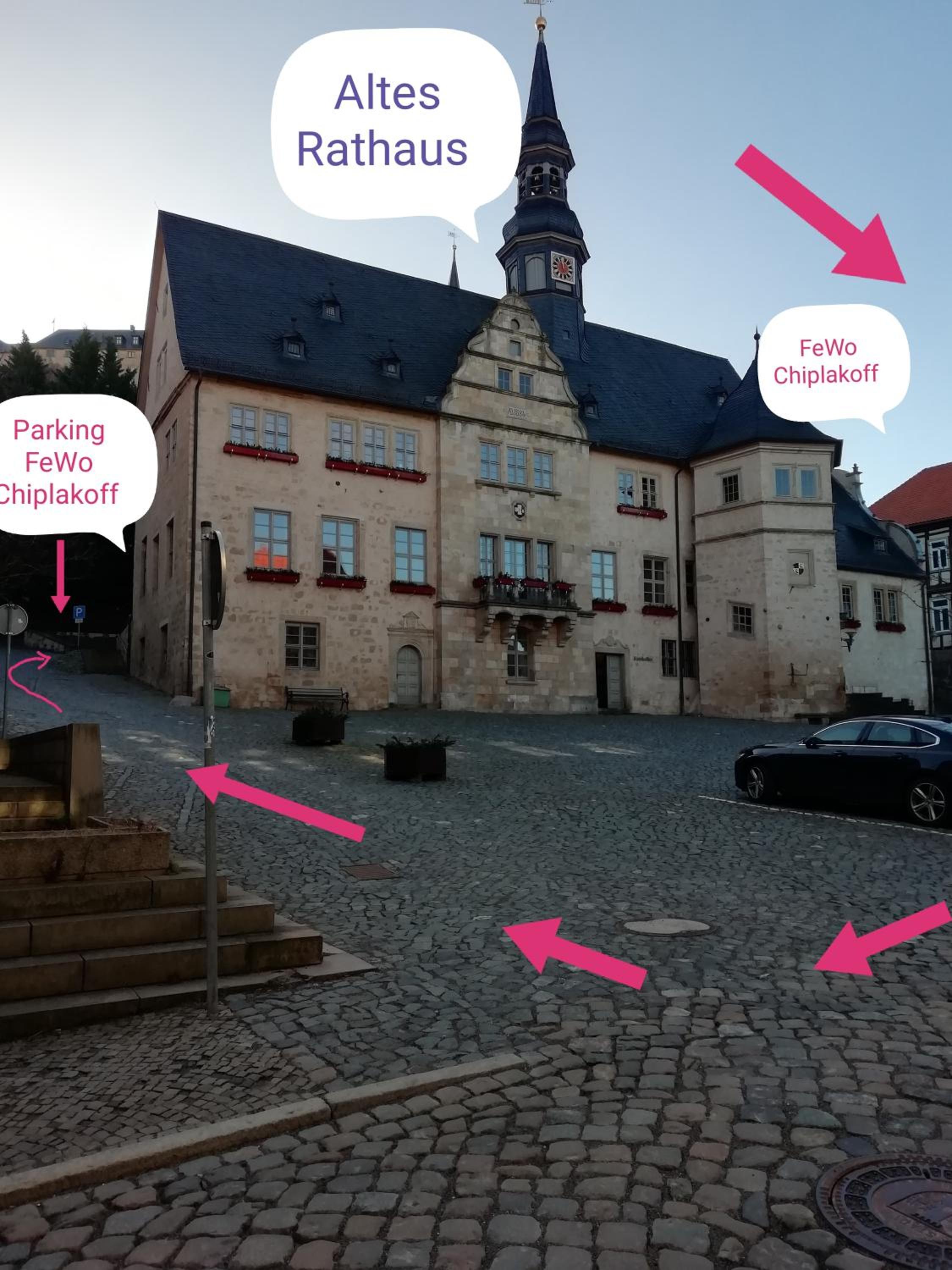 Große Wohnung in dritter Etage mit Terrasse im Altstadtzentrum - Ferienwohnung Chiplakoff