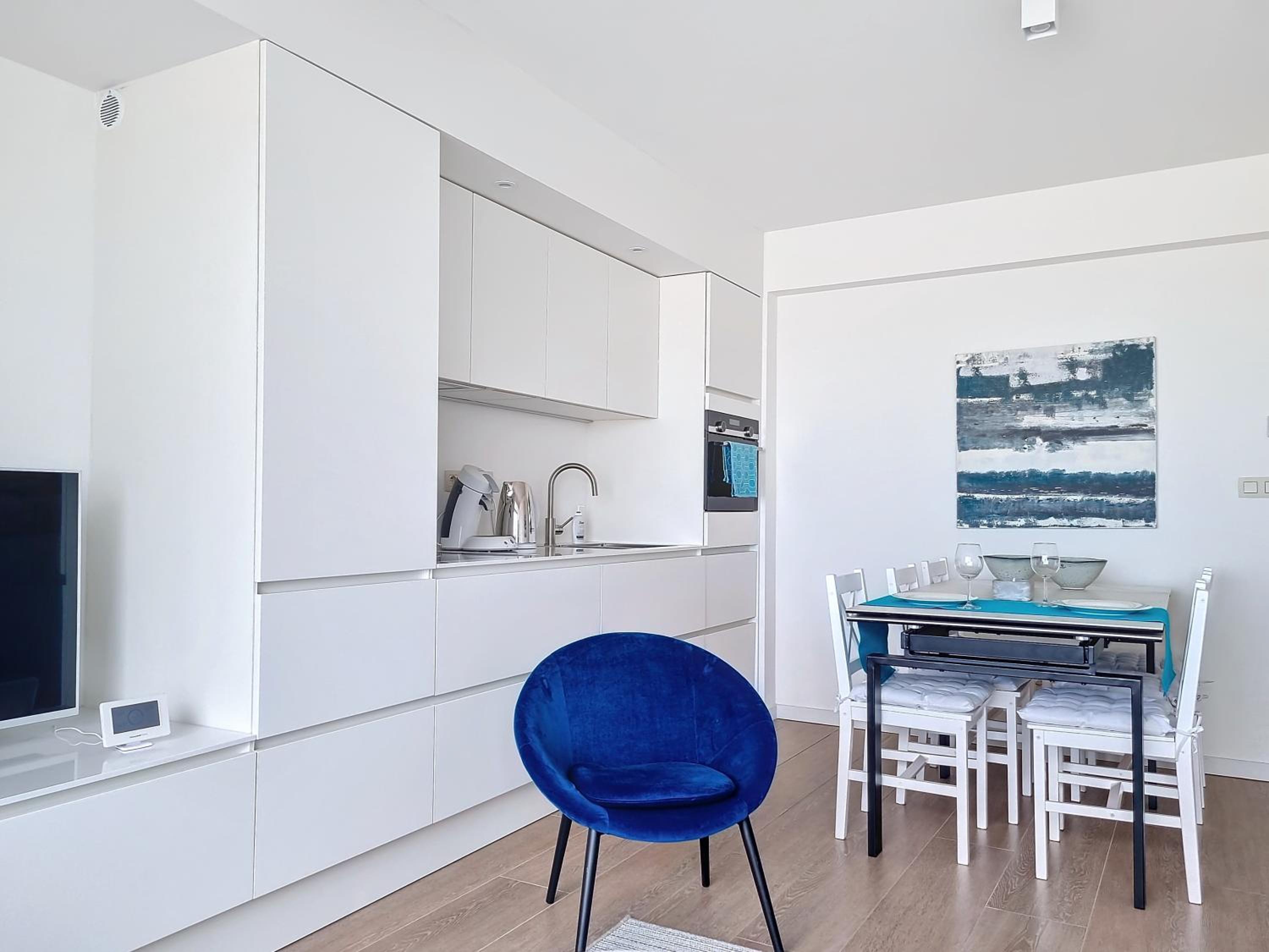 Luxe app Knokke-Heist met strand cabine