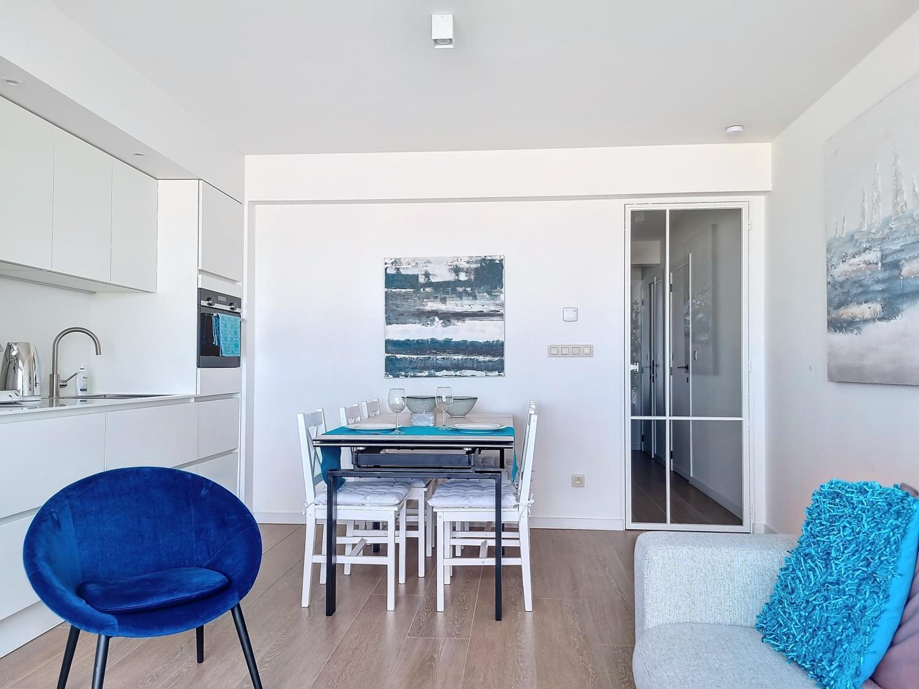 Luxe app Knokke-Heist met strand cabine
