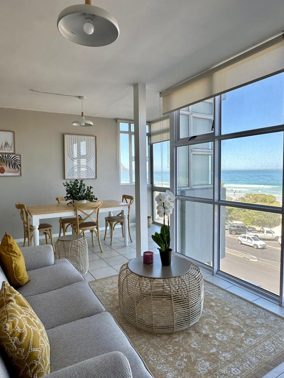 Charming beachfront Strand apartment view 2