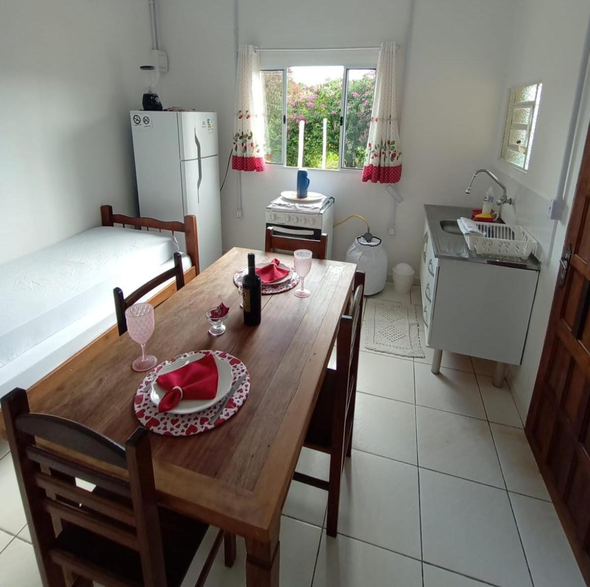 Casa da Vovó na Pousada Sitio Pauletto - com Cozinha, Churrasqueira e Decoração