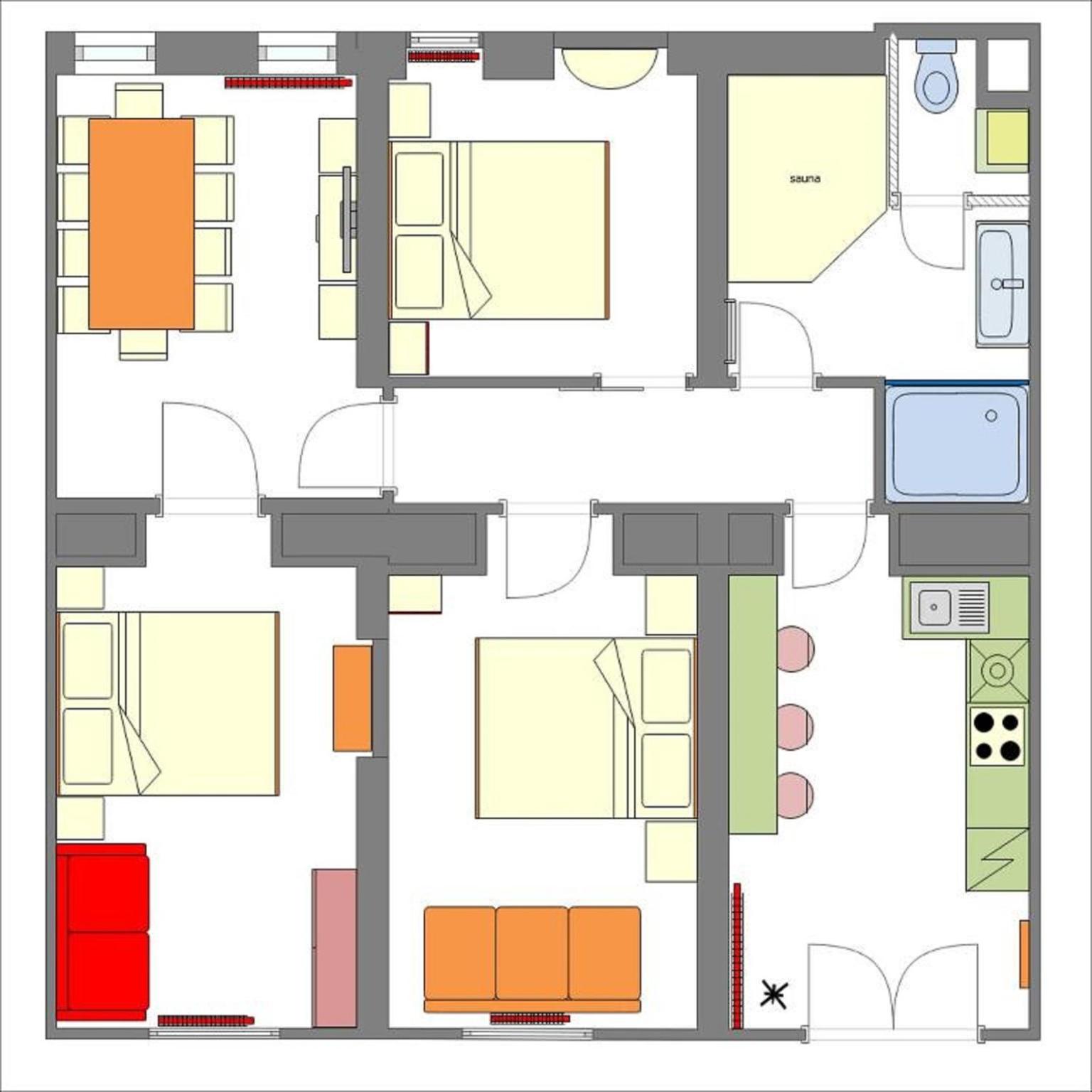 Brooklyn Sauna Apt by Ruterra