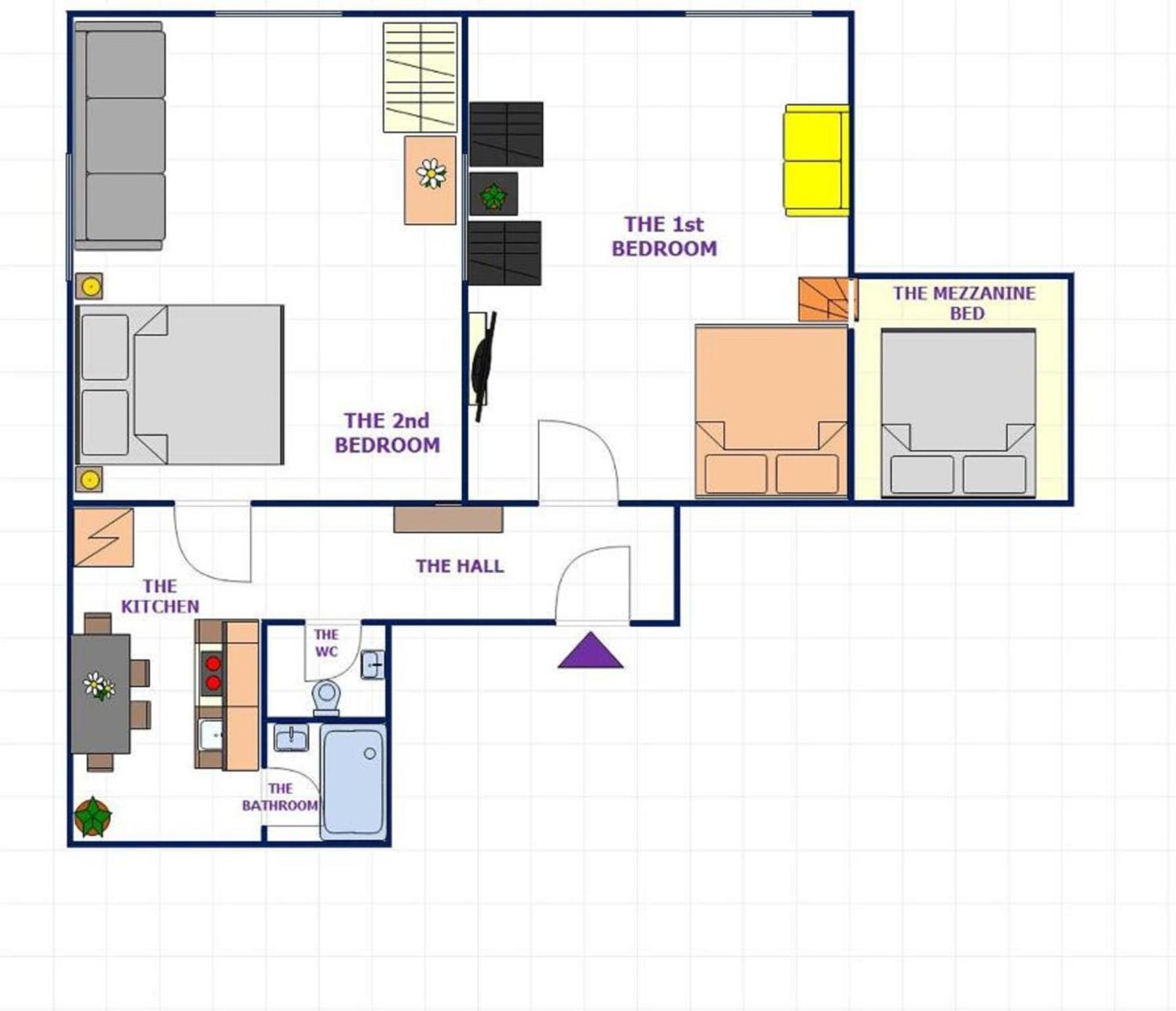 Colonial Ruterra 2BDR Apartment