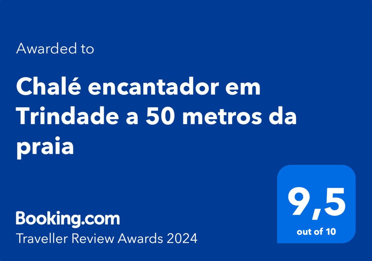 Chalé encantador em Trindade a 50 metros da praia