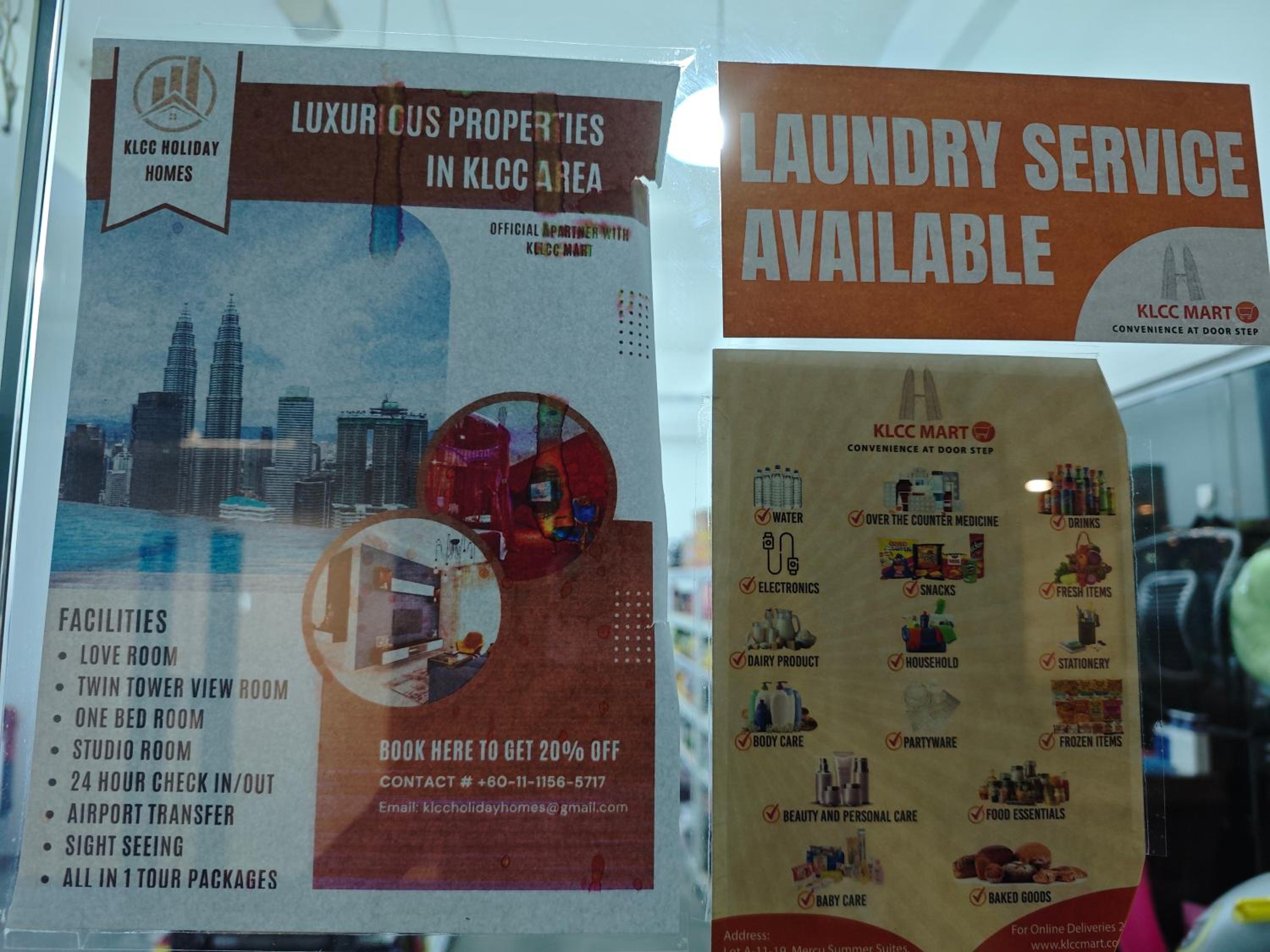 12mins walk to KLCC