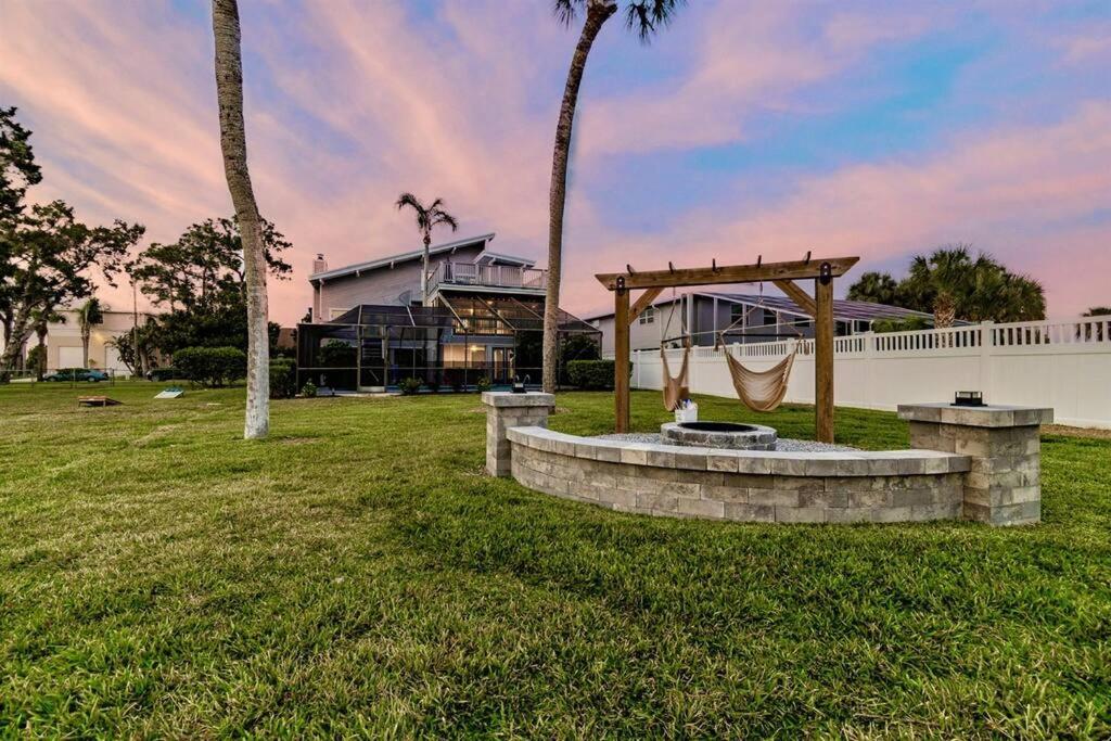 Direct Gulf Access Heated Pool 45 Dock Fire Pit