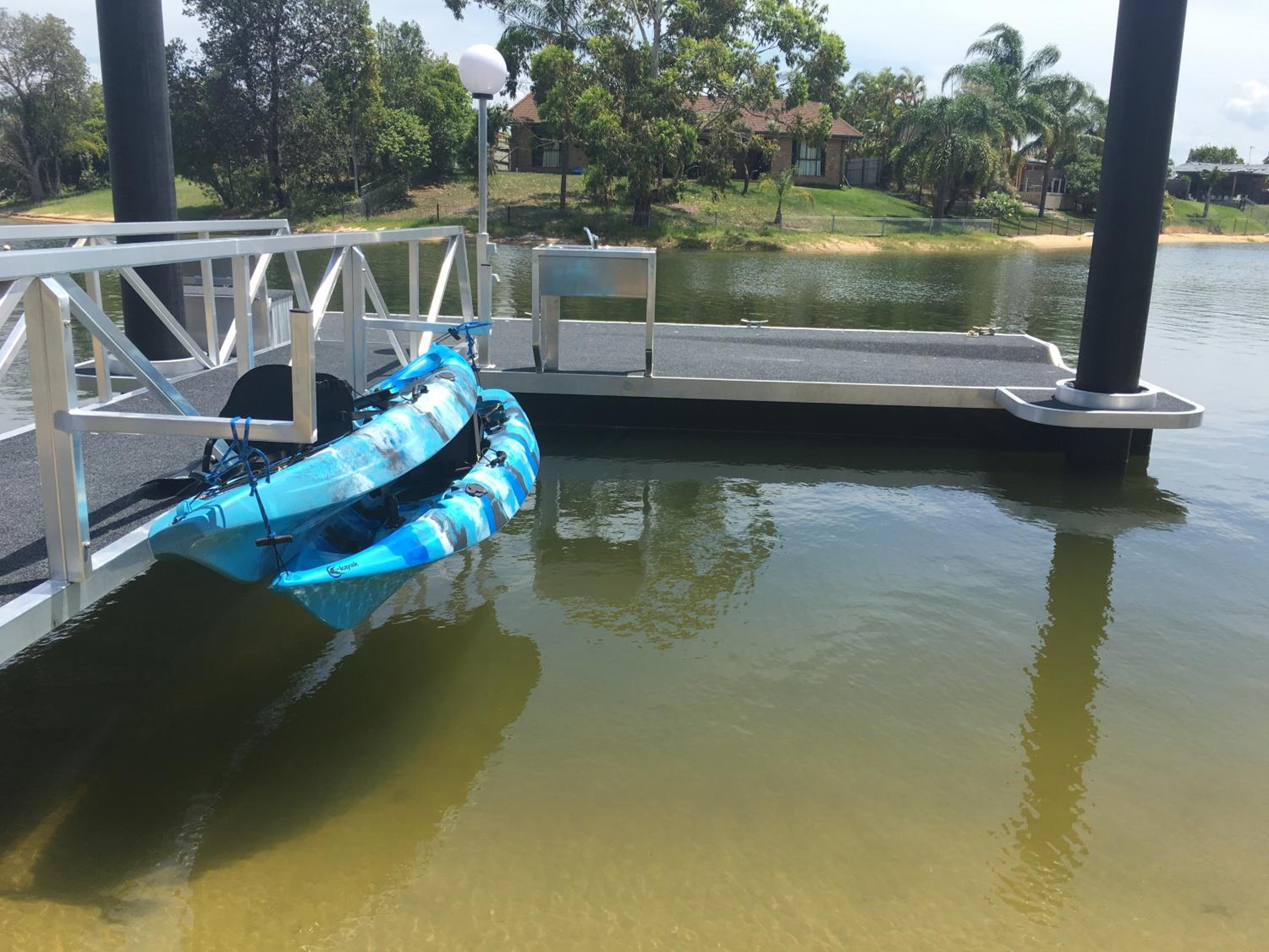 Reflections Broadbeach- Heated Pool! Complete Waterfront Entertainer with Huge Deck, Pool Table and Pontoon