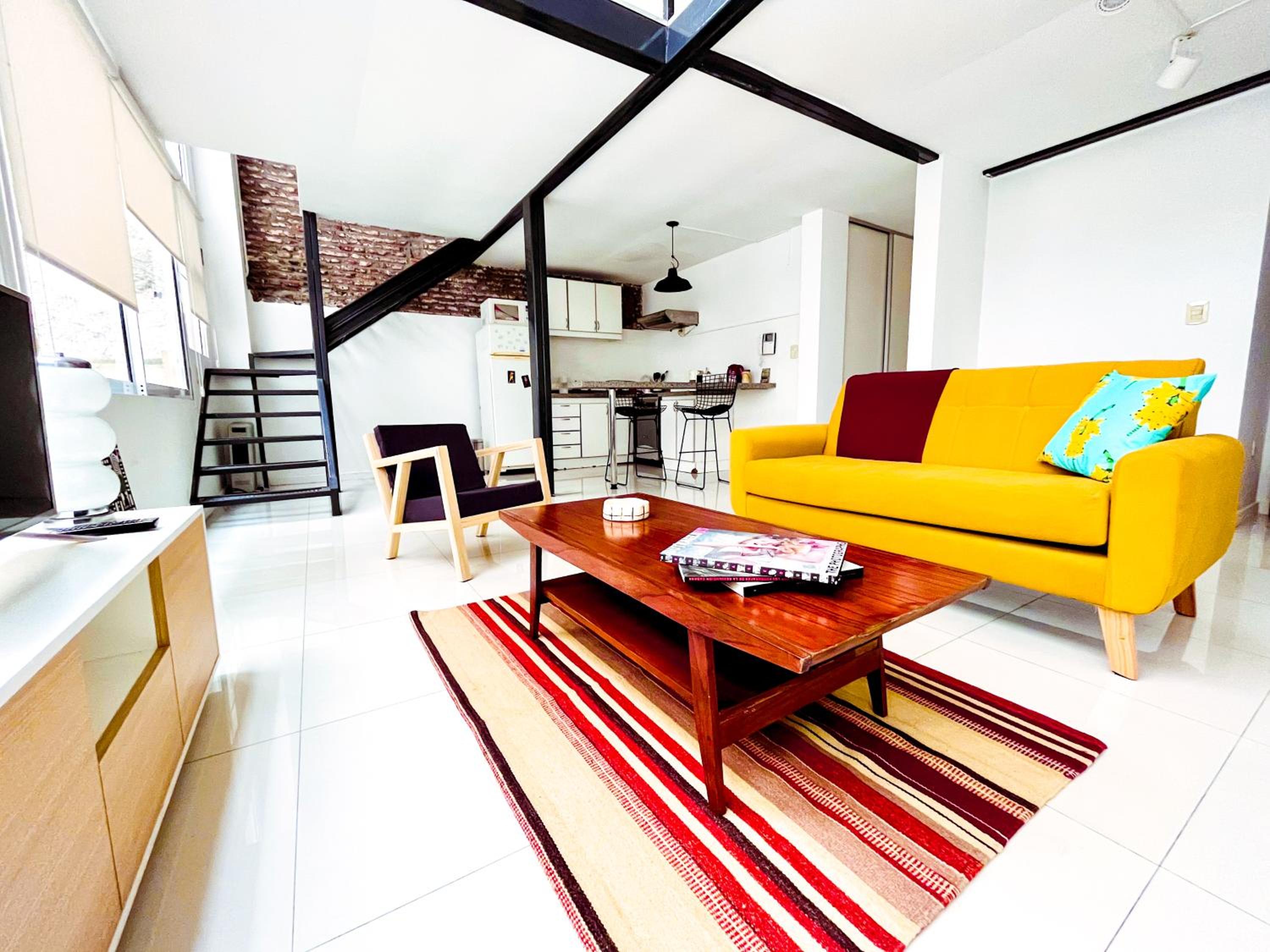 Amplio duplex urbano tipo Loft modular para armar de 1 a 4 personas en Recoleta