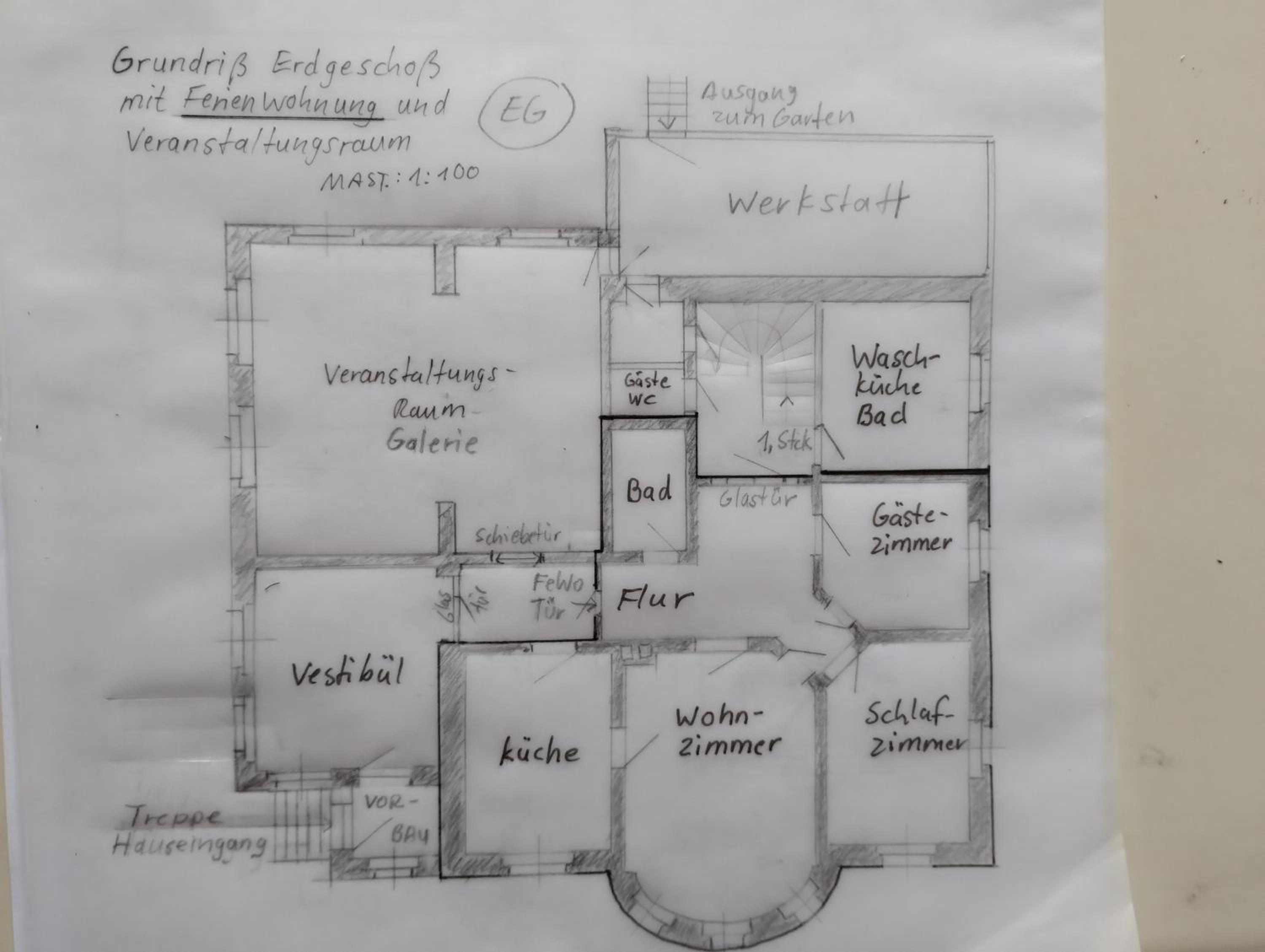 Ferienwohnung in der Kunst und Kultur Villa Bad Steben