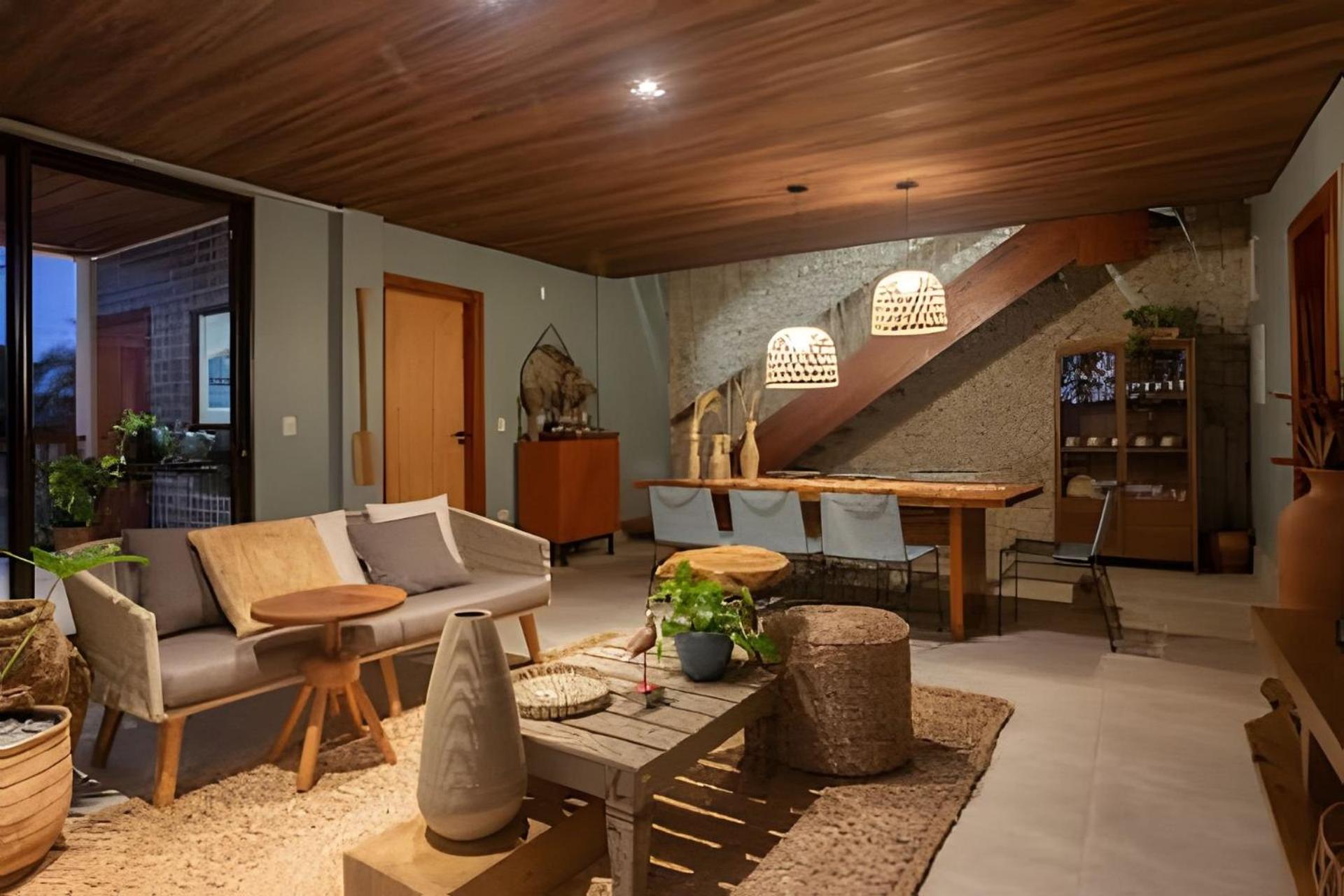 Casa confortável com vista mar e piscina - Casa Con Barrinha