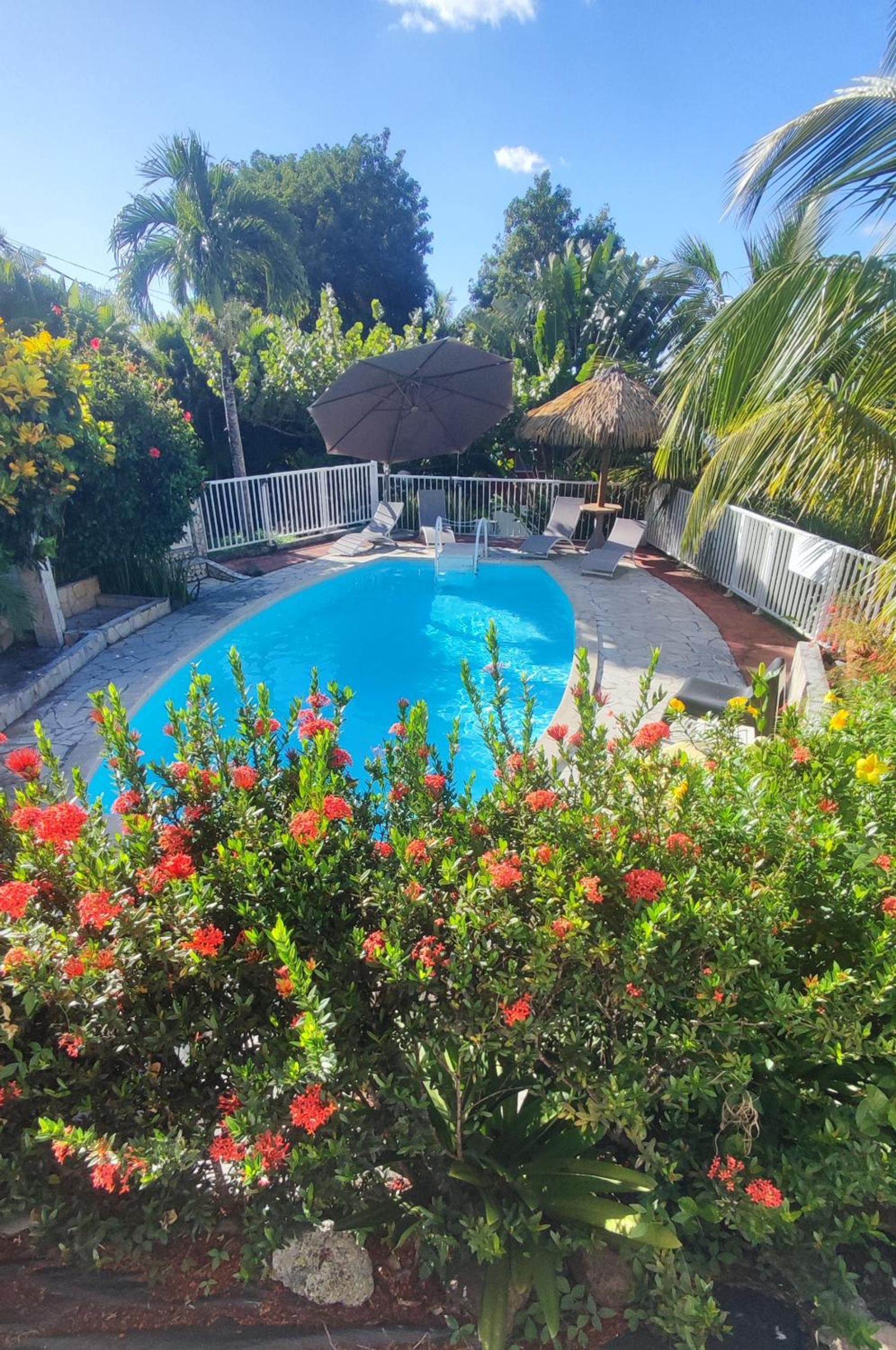 TI SOLEY Bungalow tropical avec piscine, terrasse, clim à Bouillante view 2