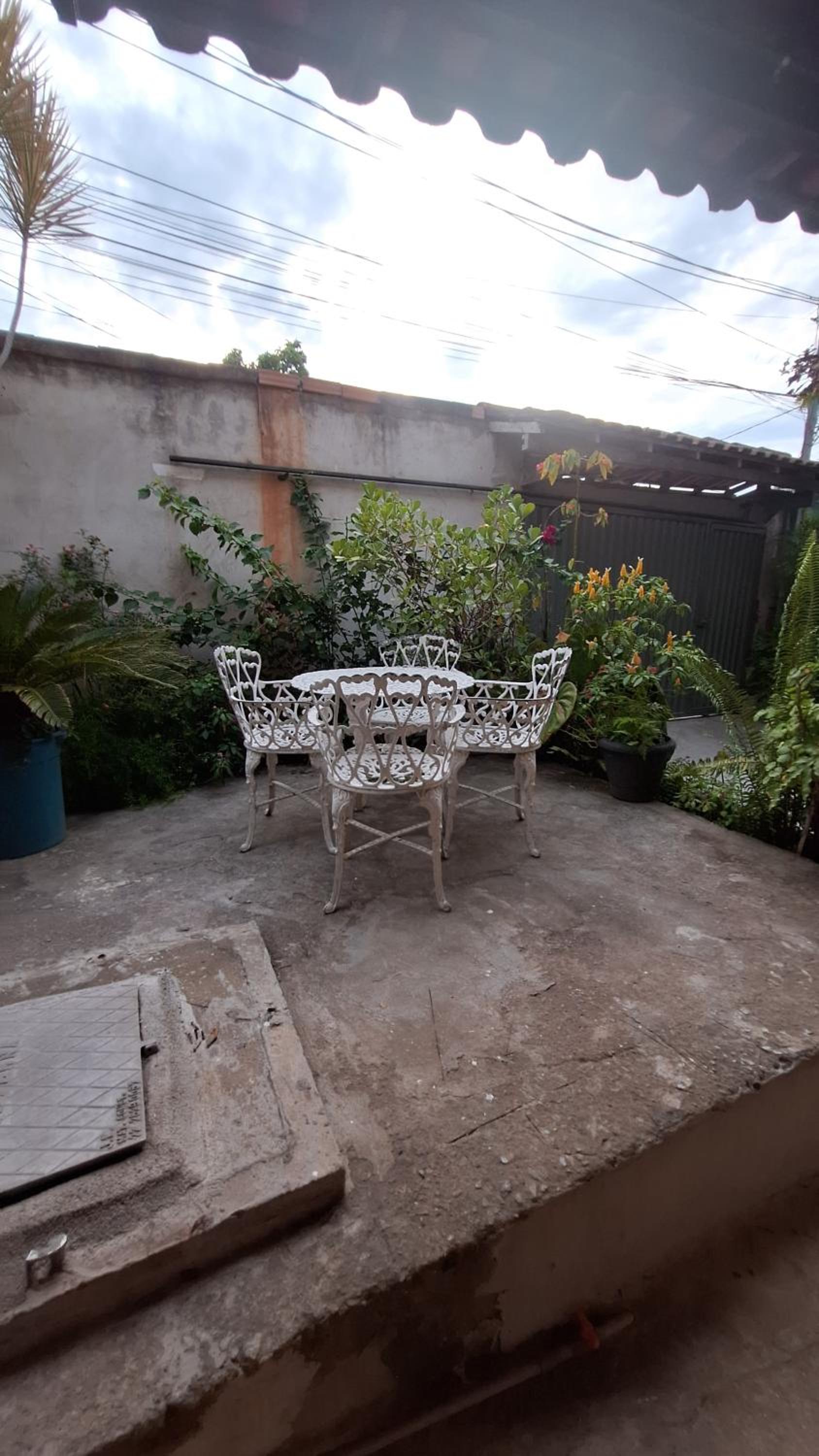 Casa com jardim