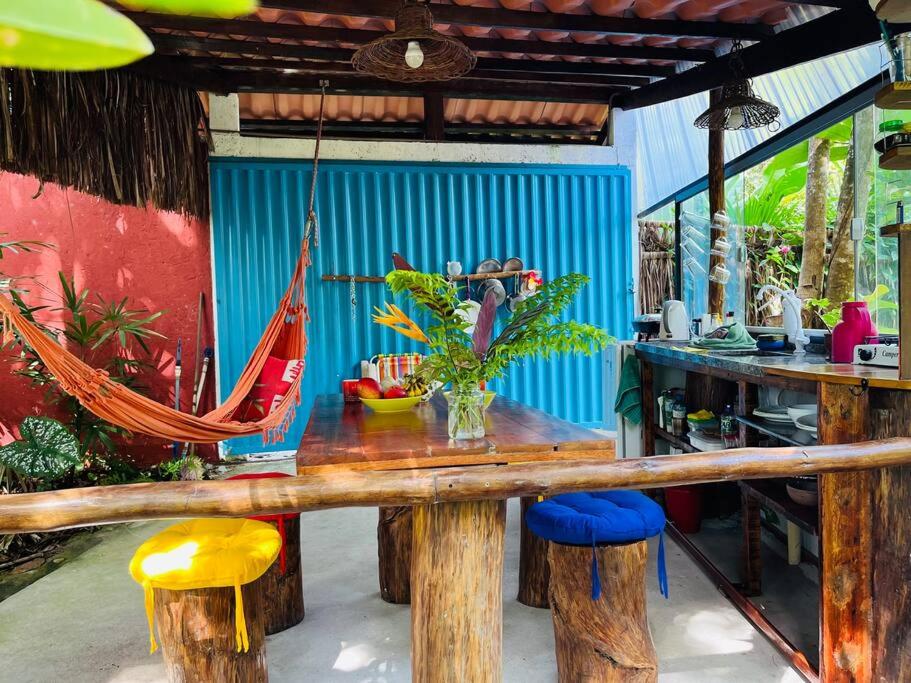 Casinha na agrofloresta