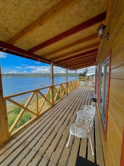Cabaña con vista al mar Dalcahue 6 personas