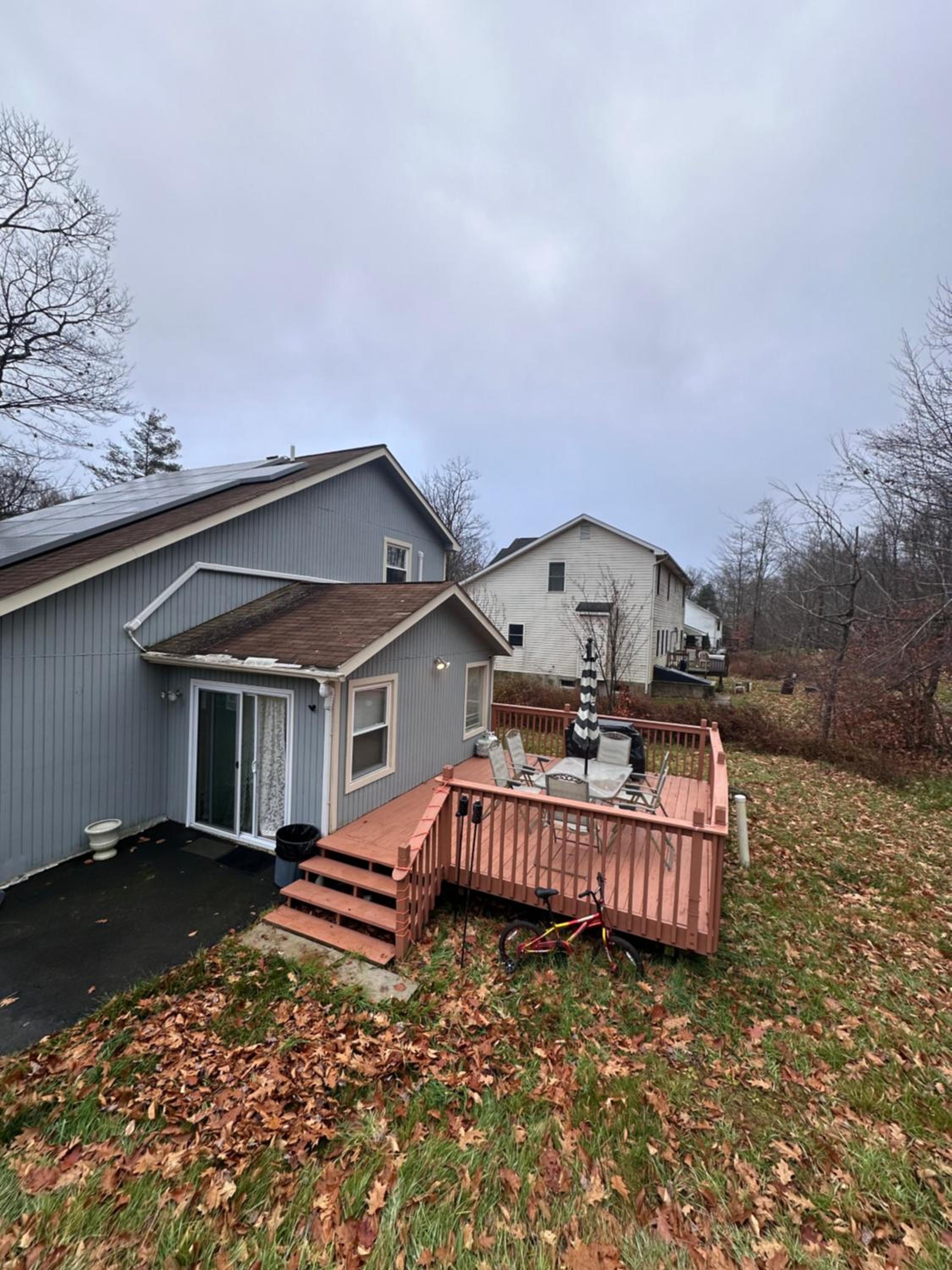 Home sweet home in woods view 2