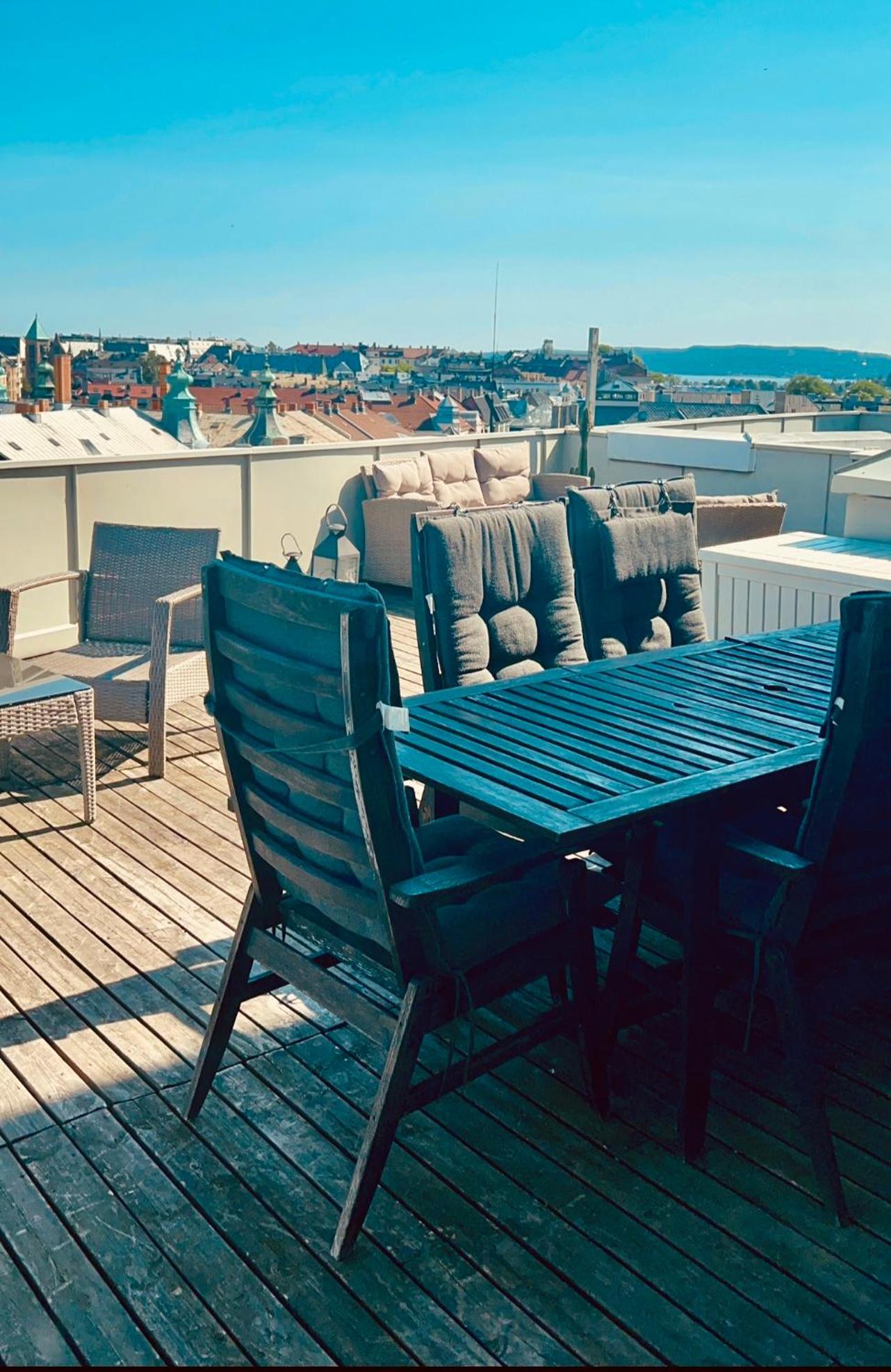 Frogner Gården Penthouse Terrasse