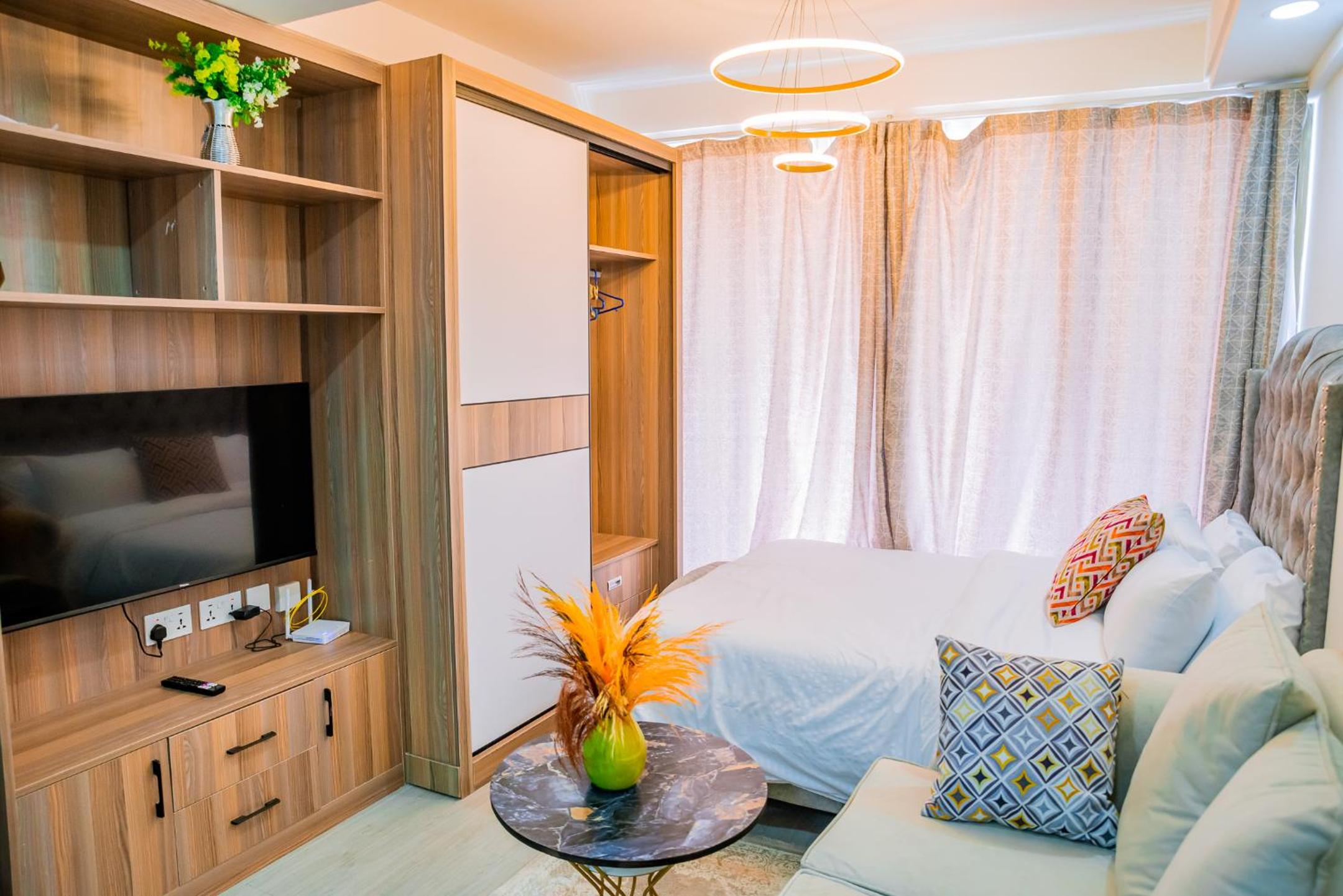 Serenity studio at Goldpark Kilimani, Yaya Centre view 2