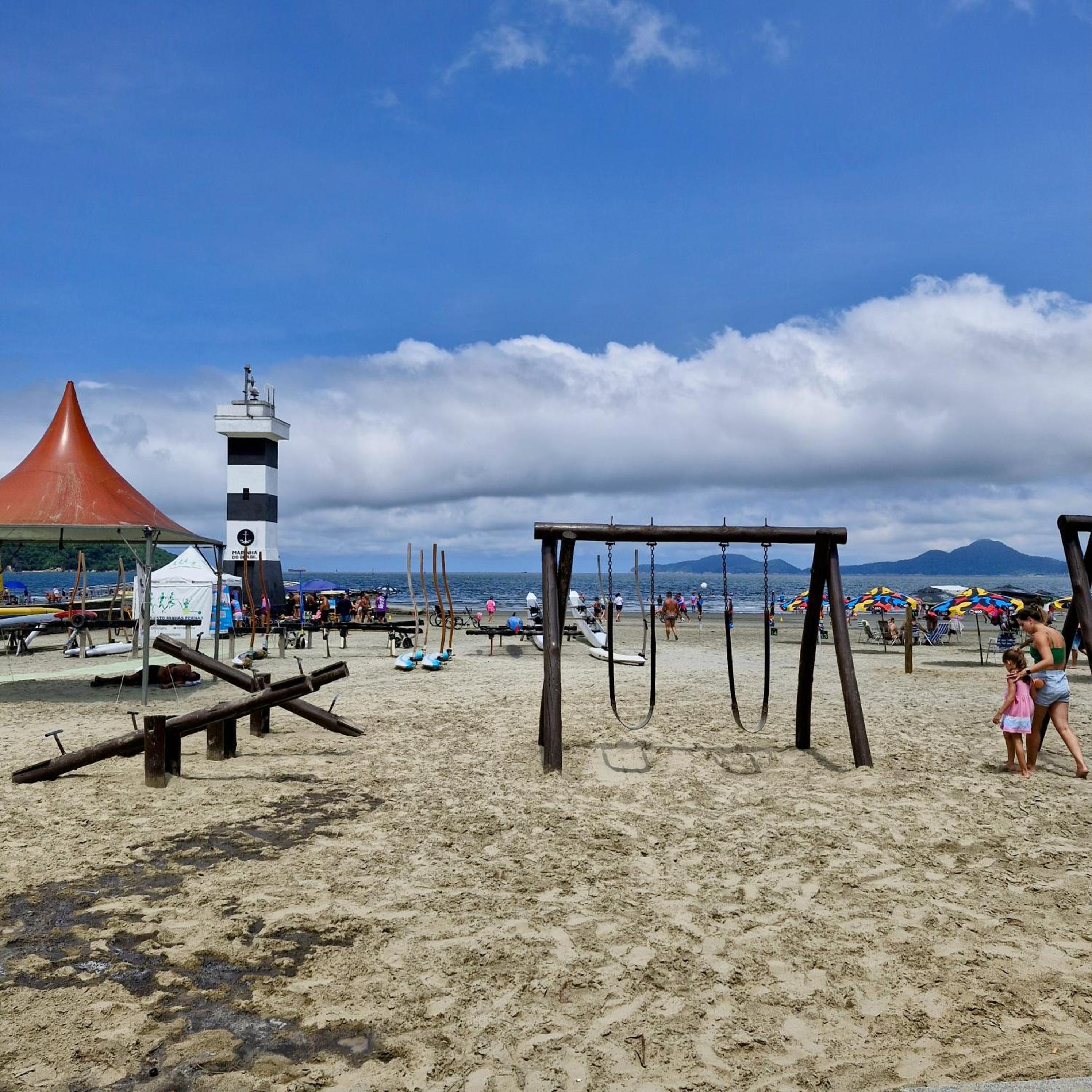 SALA LIVING NA QUADRA DA PRAIA