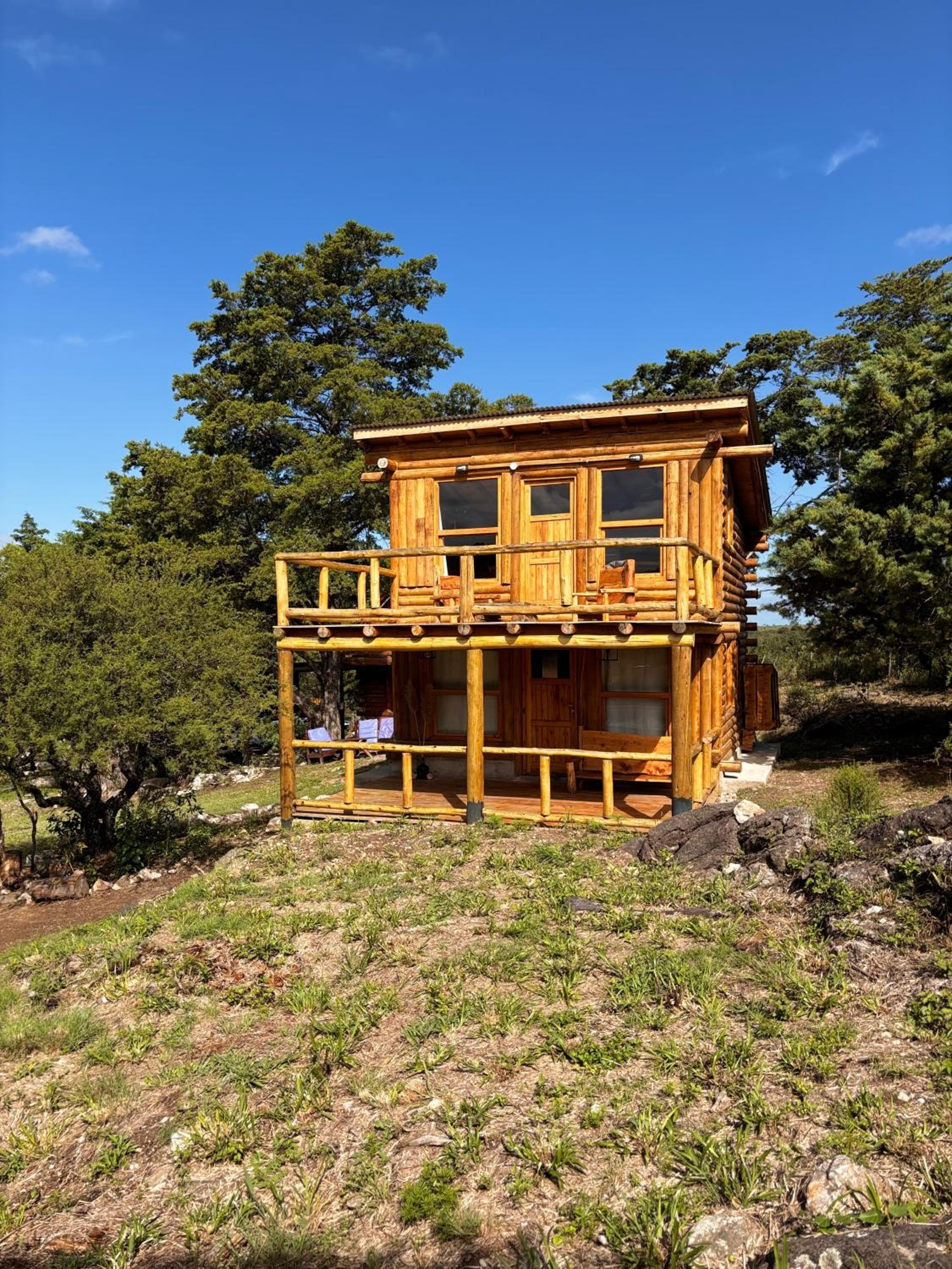 Cabañas pampa y Rio